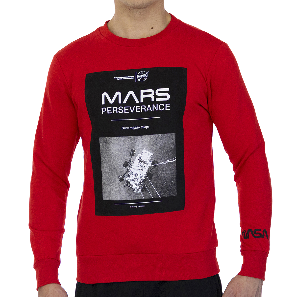 Sudadera Básica NASA Mars03s - rojo - 