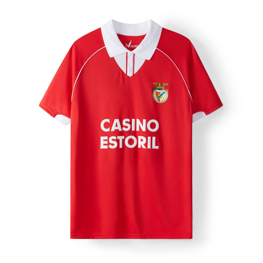 Camiseta Retro Casino Estoril Roja 1993 1994 Benfica  MKP