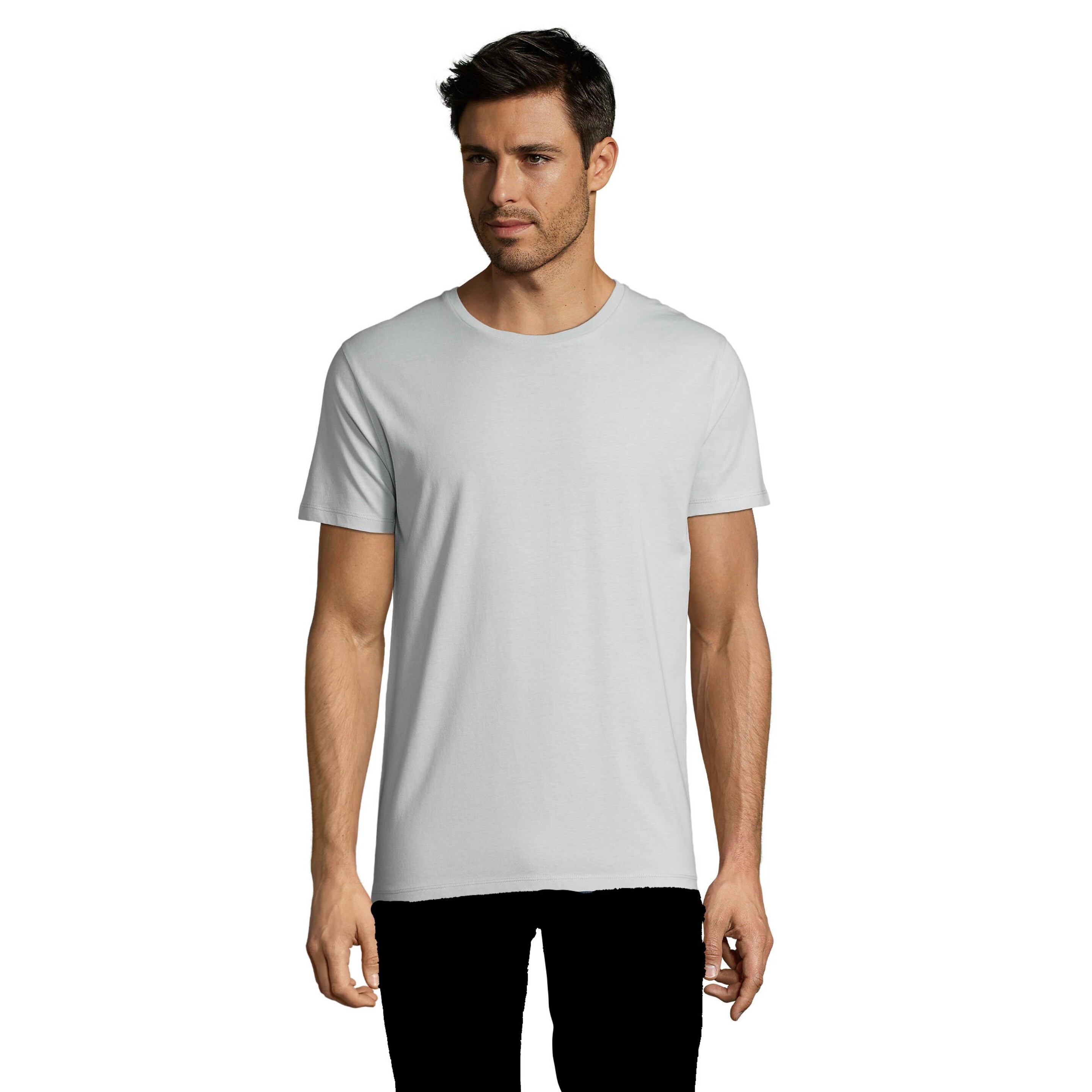 Camiseta Masculina Crewneck Martin - blanco - 