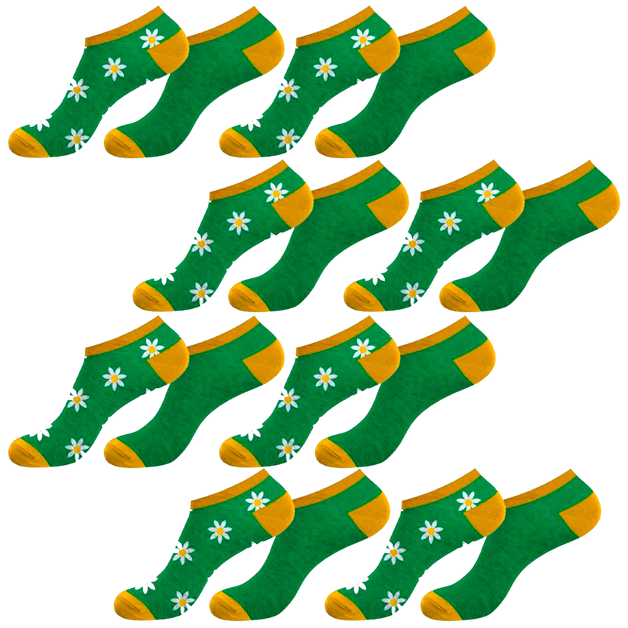 Pack 8 Pares De Calcetines Crazy Socks Tobilleros - multicolor - 