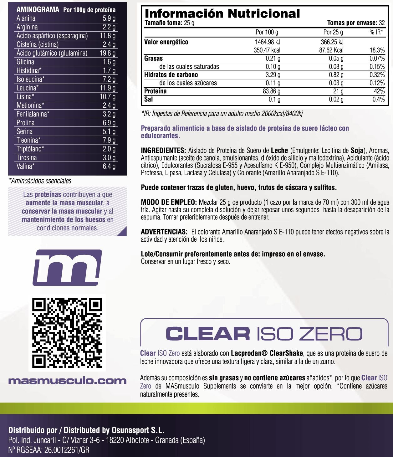 Proteina Clear Iso Zero - 800g De Mm Supplements Sabor Fruity (Multifrutas)
