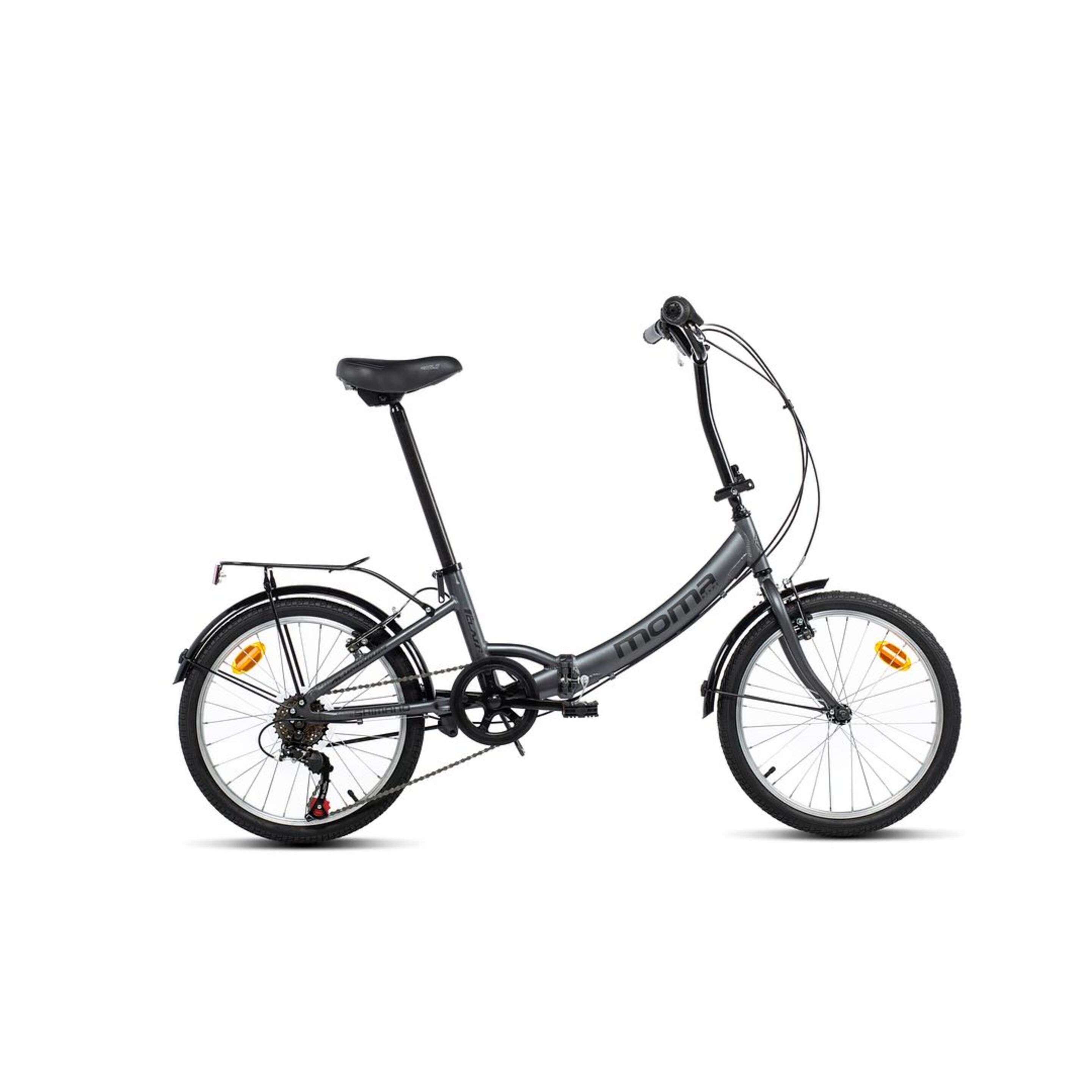 Bicicleta Plegable Urbana Moma Bikes Shimano First - gris - 