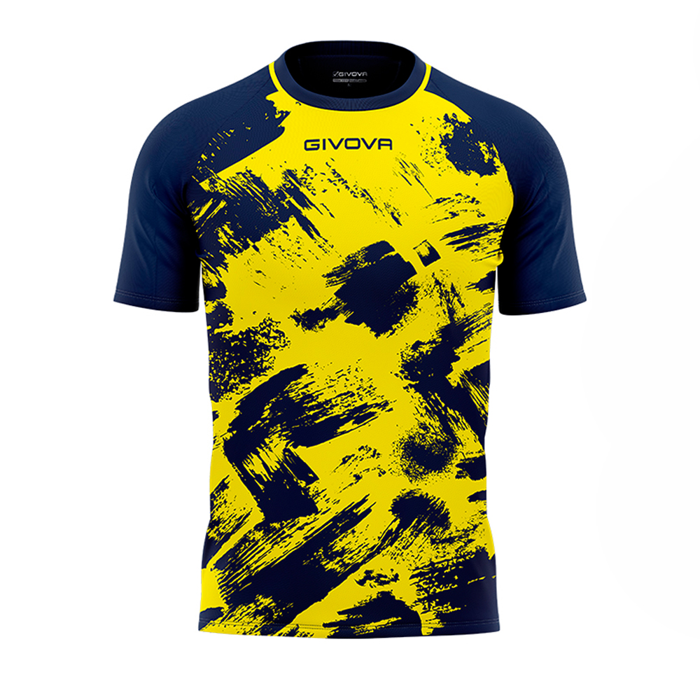 Camiseta De Fútbol Givova Art - amarillo-azul - 