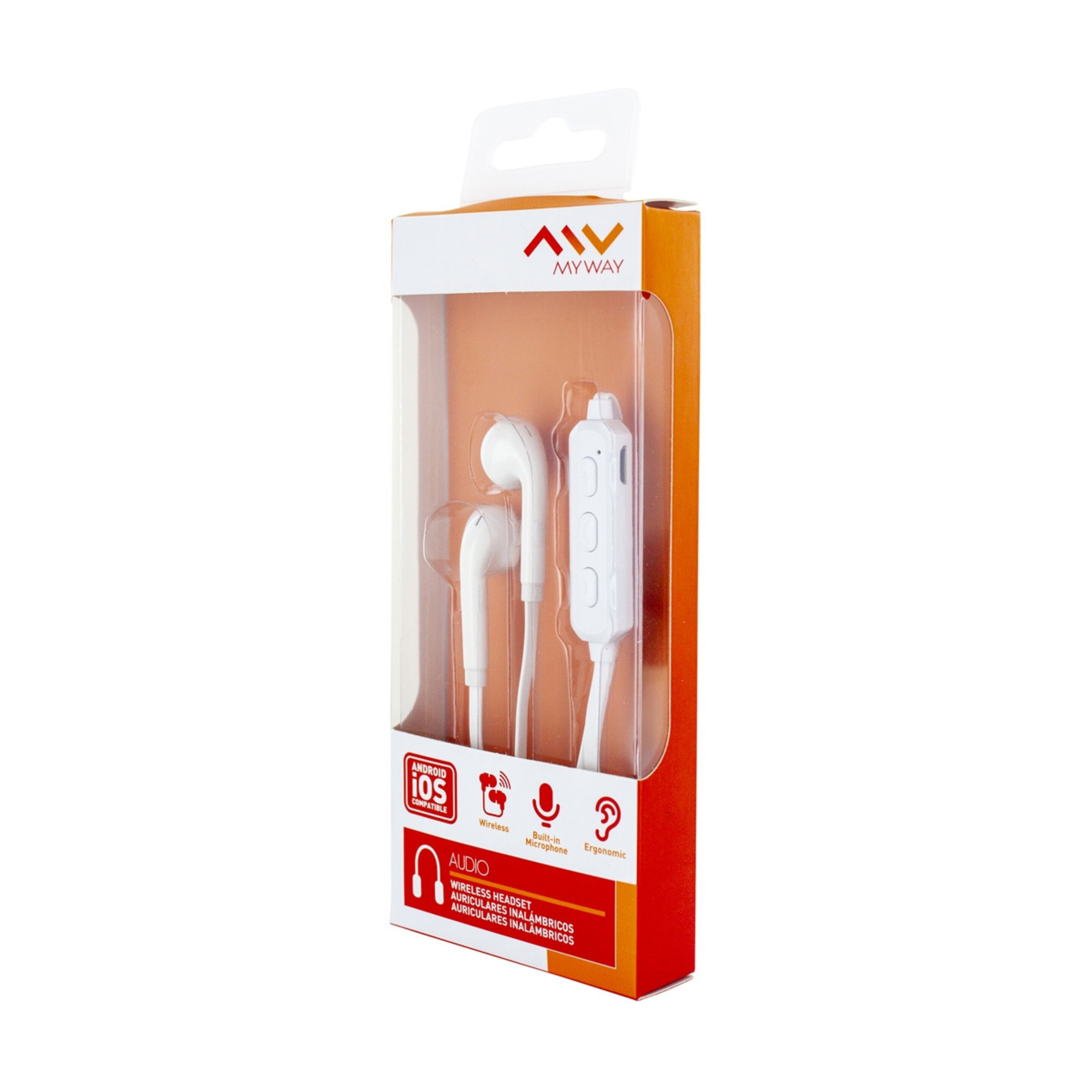 Auriculares Estéreo Bluetooth Myway - Blanco  MKP