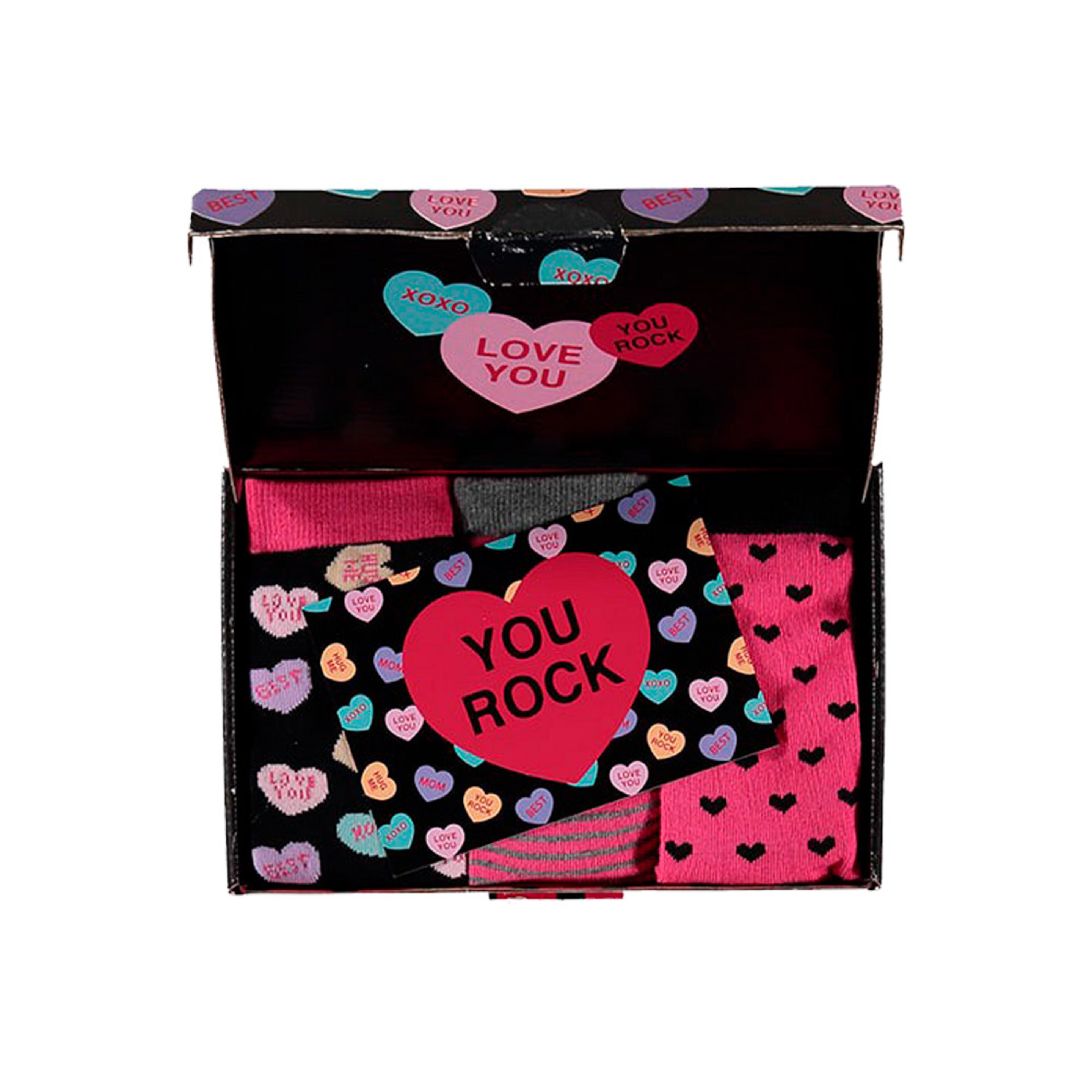 Calcetines Apollo Essentials Super Mamá - Rosa - Pack 3 en Caja Regalo  MKP
