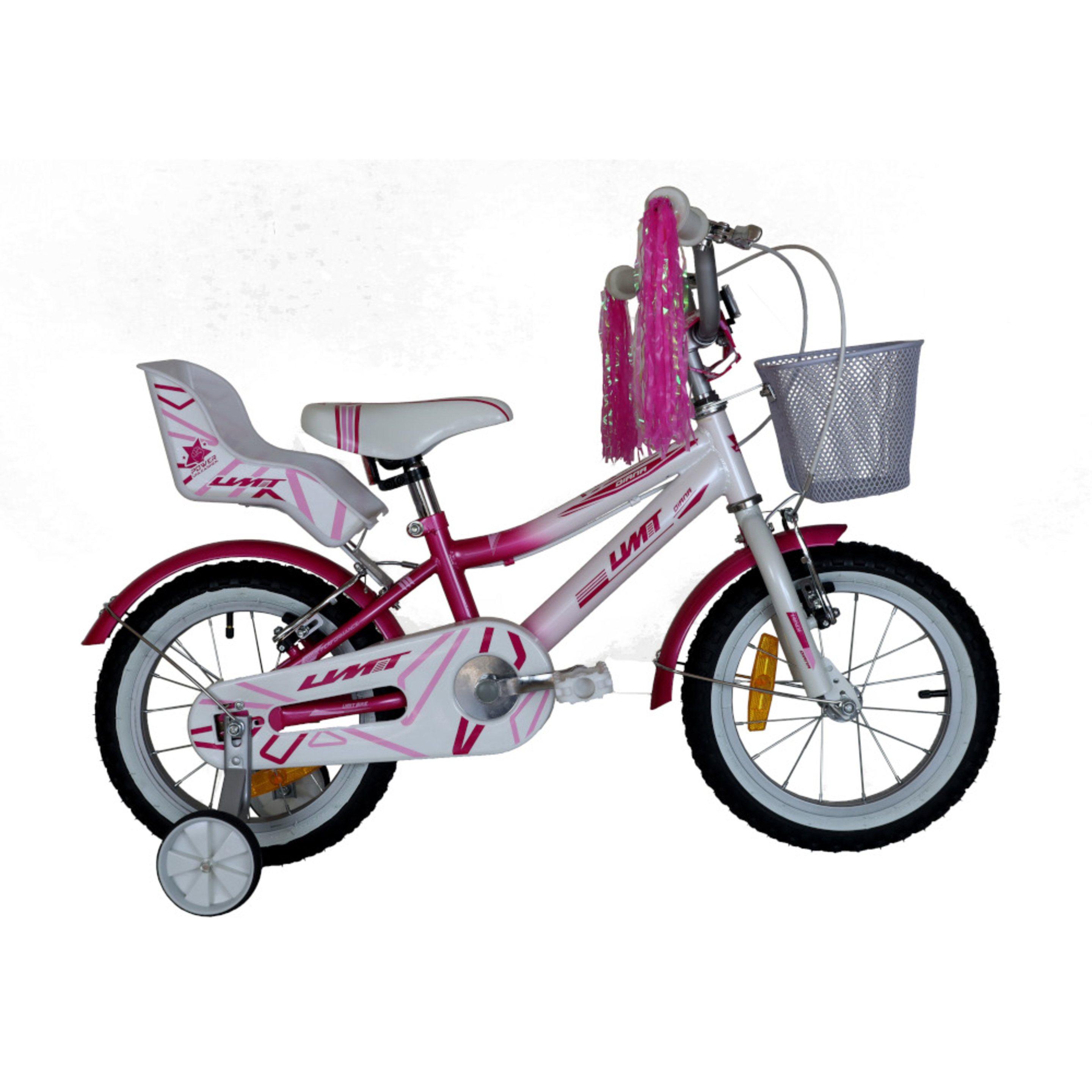 Mountain Bike Infantil 14" Diana Rosa-branco - rosa - 