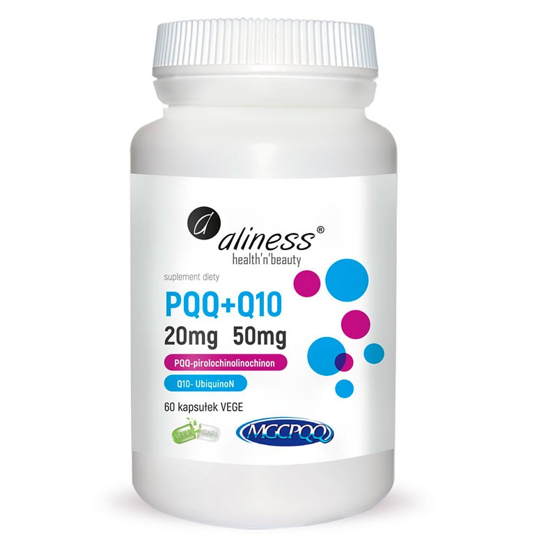 Pqq 20 Mg Q10 50 Mg - 60 Vcaps - Aliness - Sin Sabor