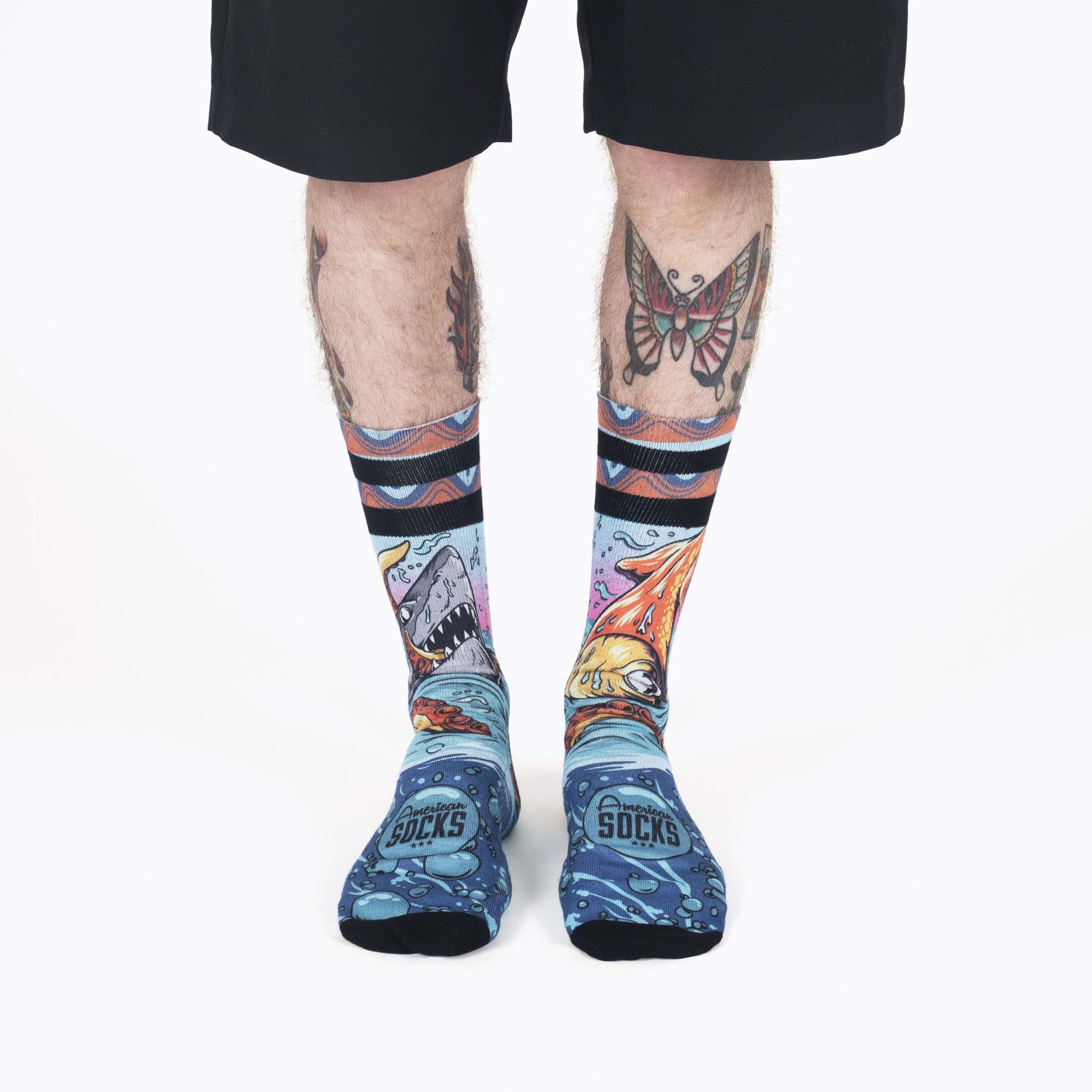 Calcetines American Socks Seamonsters Mid High