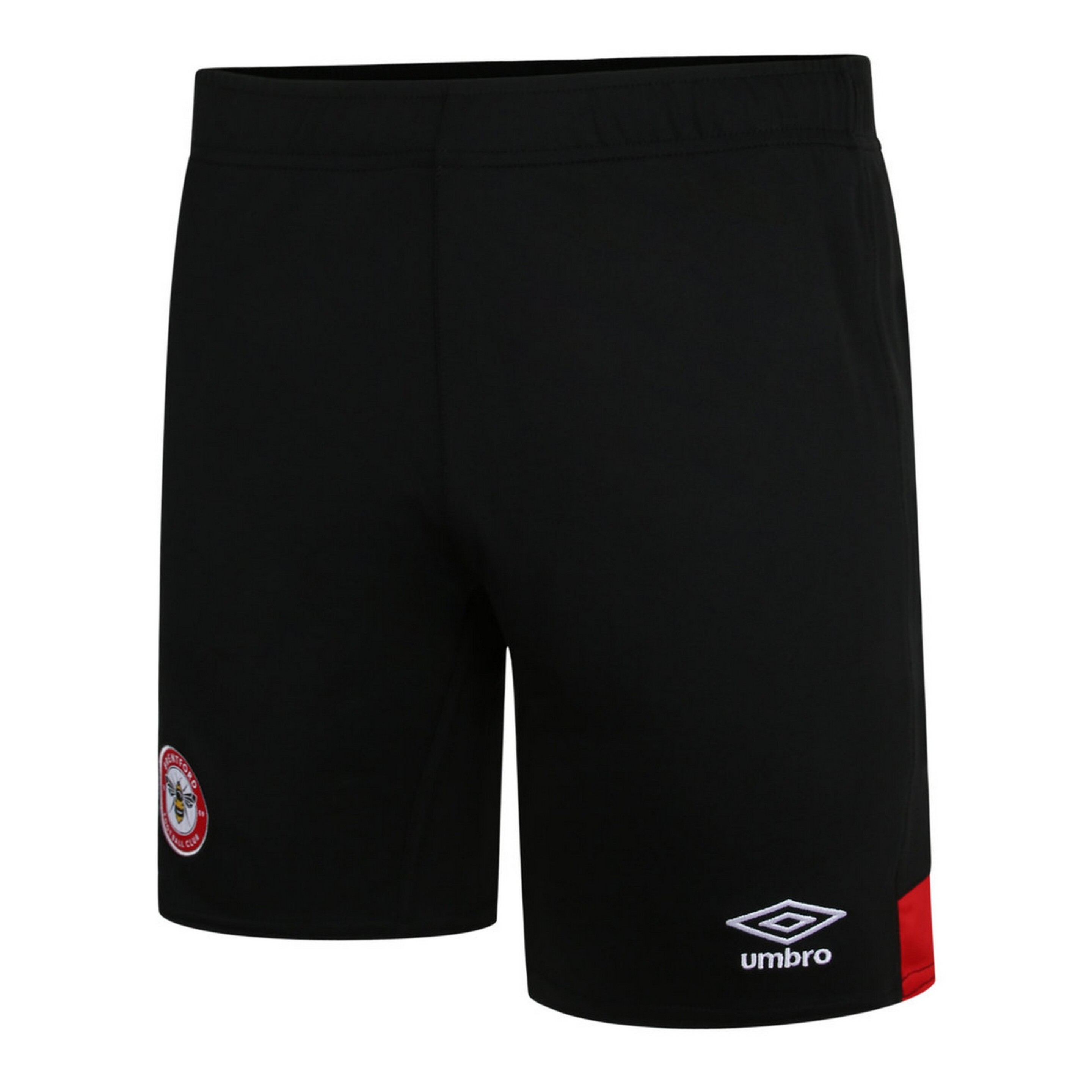 Pantalones Cortos Local Diseño Umbro Brentford Fc 21/23 - negro-rojo - 