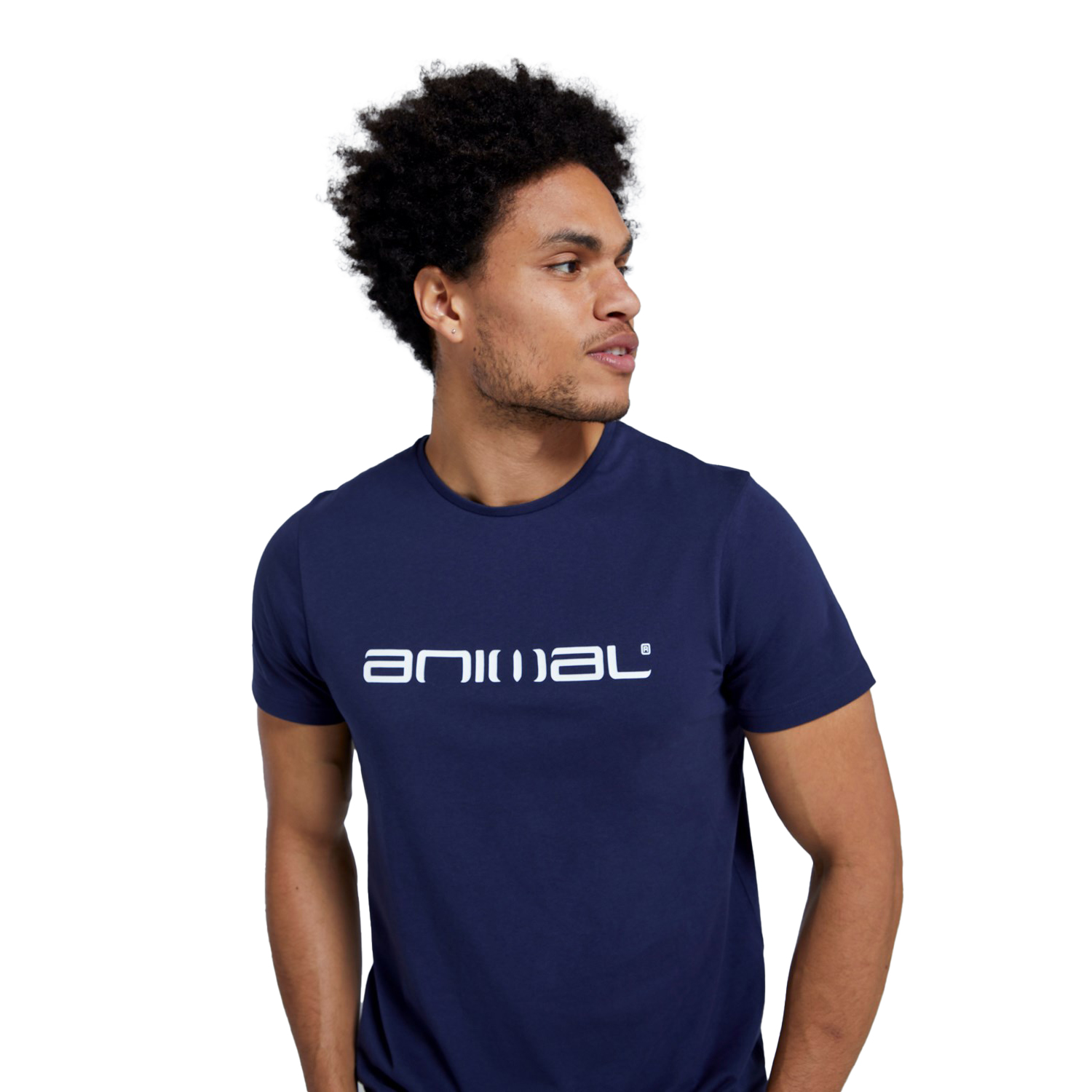Camiseta Logotipo De Orgánica Animal Classico - azul-marino - 