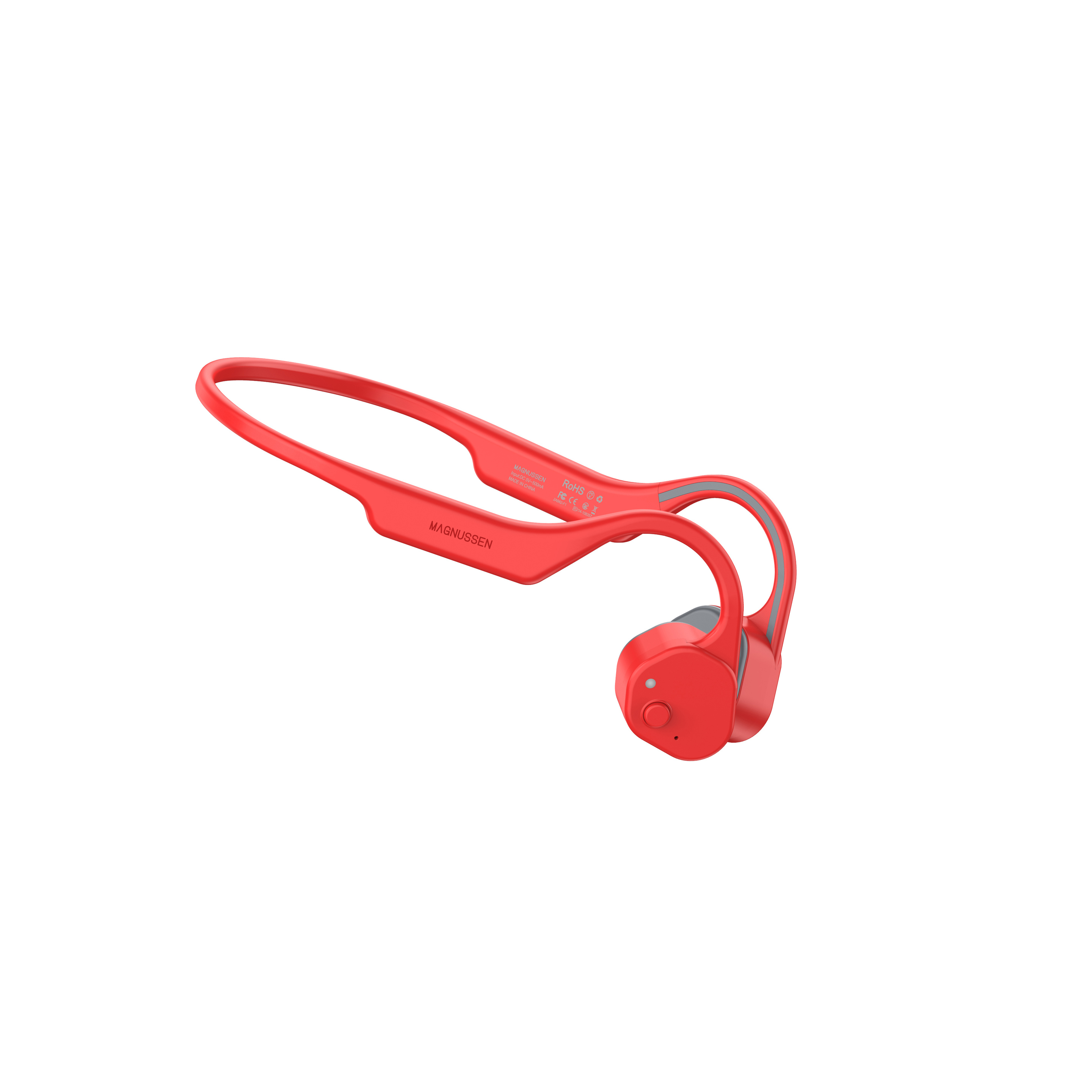 Auricular Bluetooth Magnusen F3 - Rojo  MKP