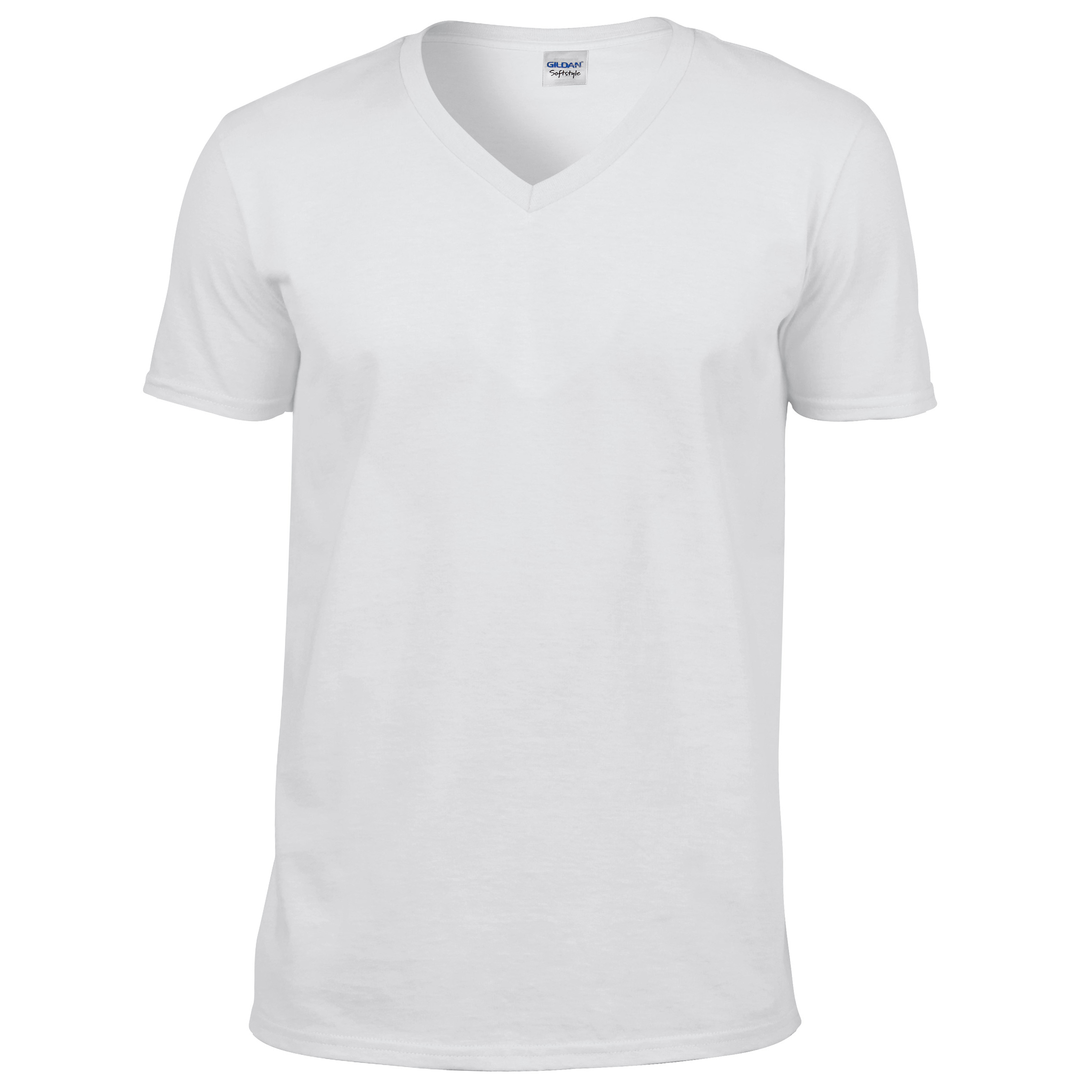 T-shirt Gildan Soft Style - blanco - 