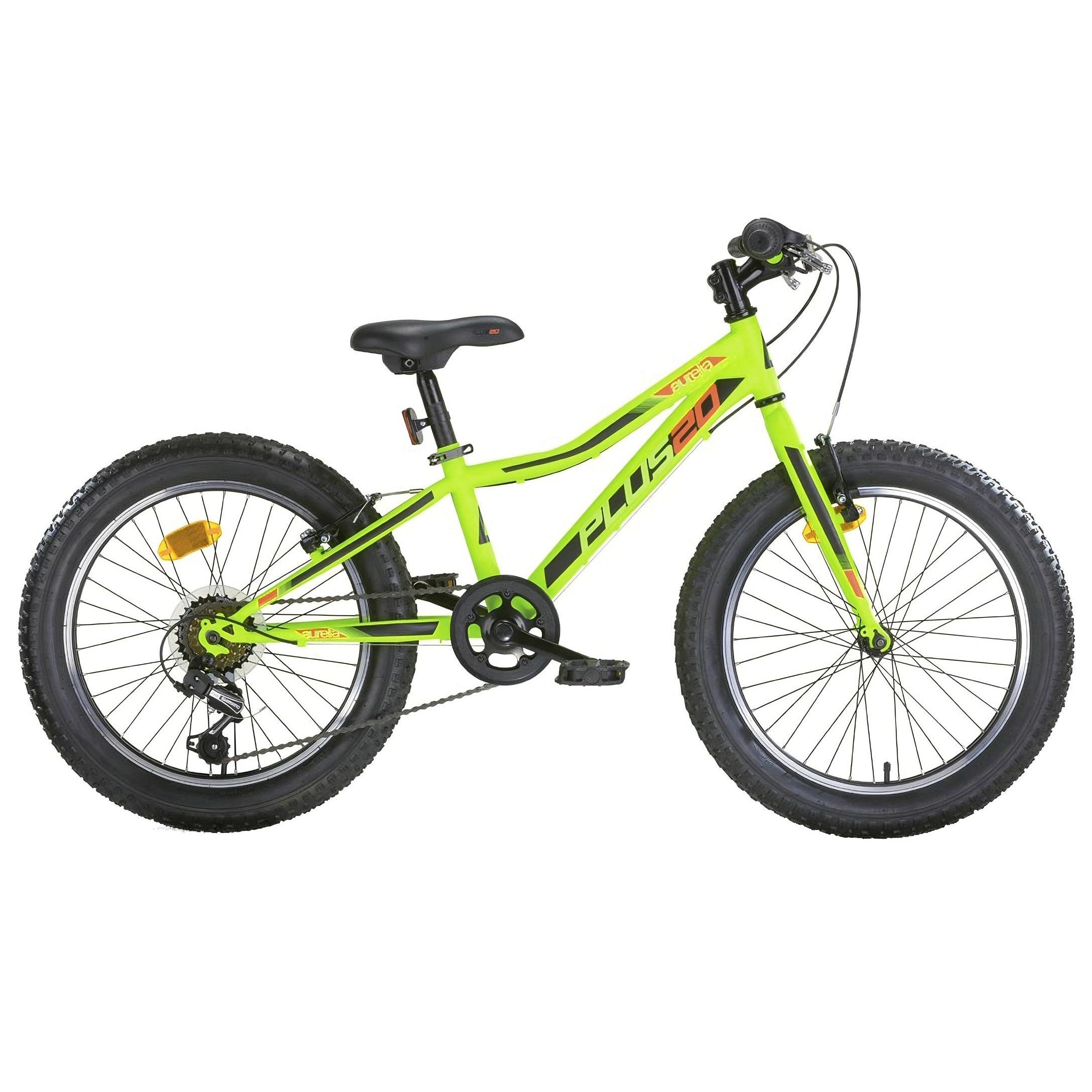 Bicicleta De Criança Aurelia Plus 20 Polegadas Fatbike +7 Anos - verde - 