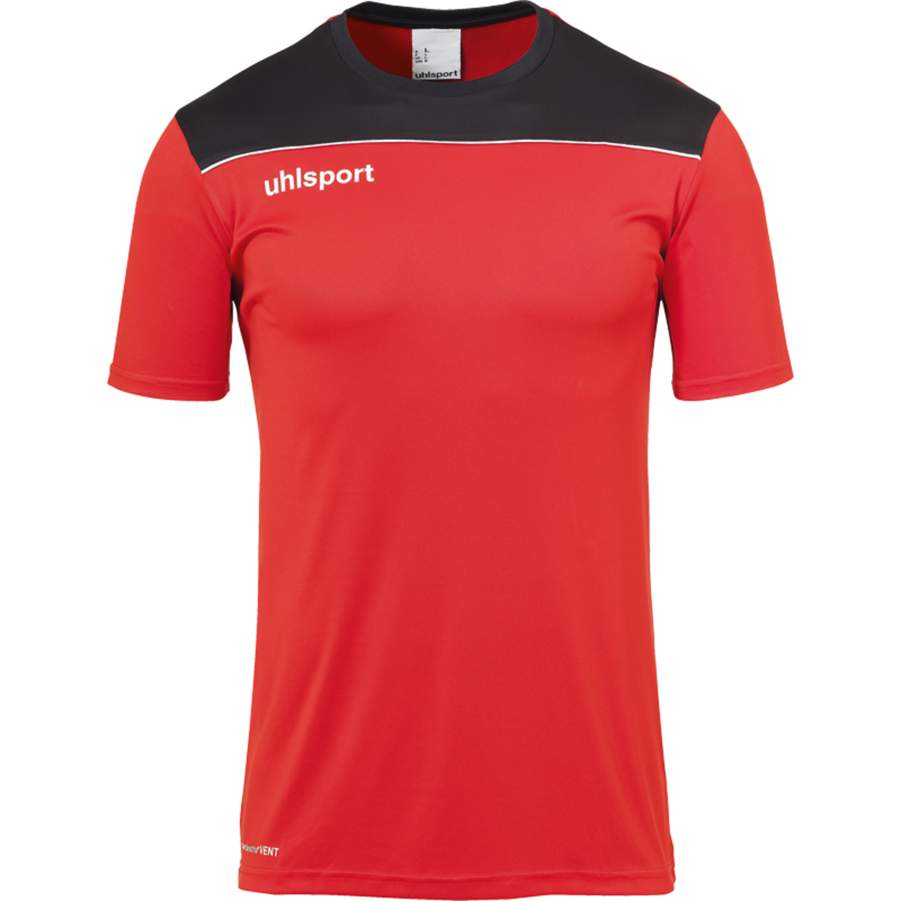 Offense 23 Poly Shirt Rojo/negro/blanco Uhlsport