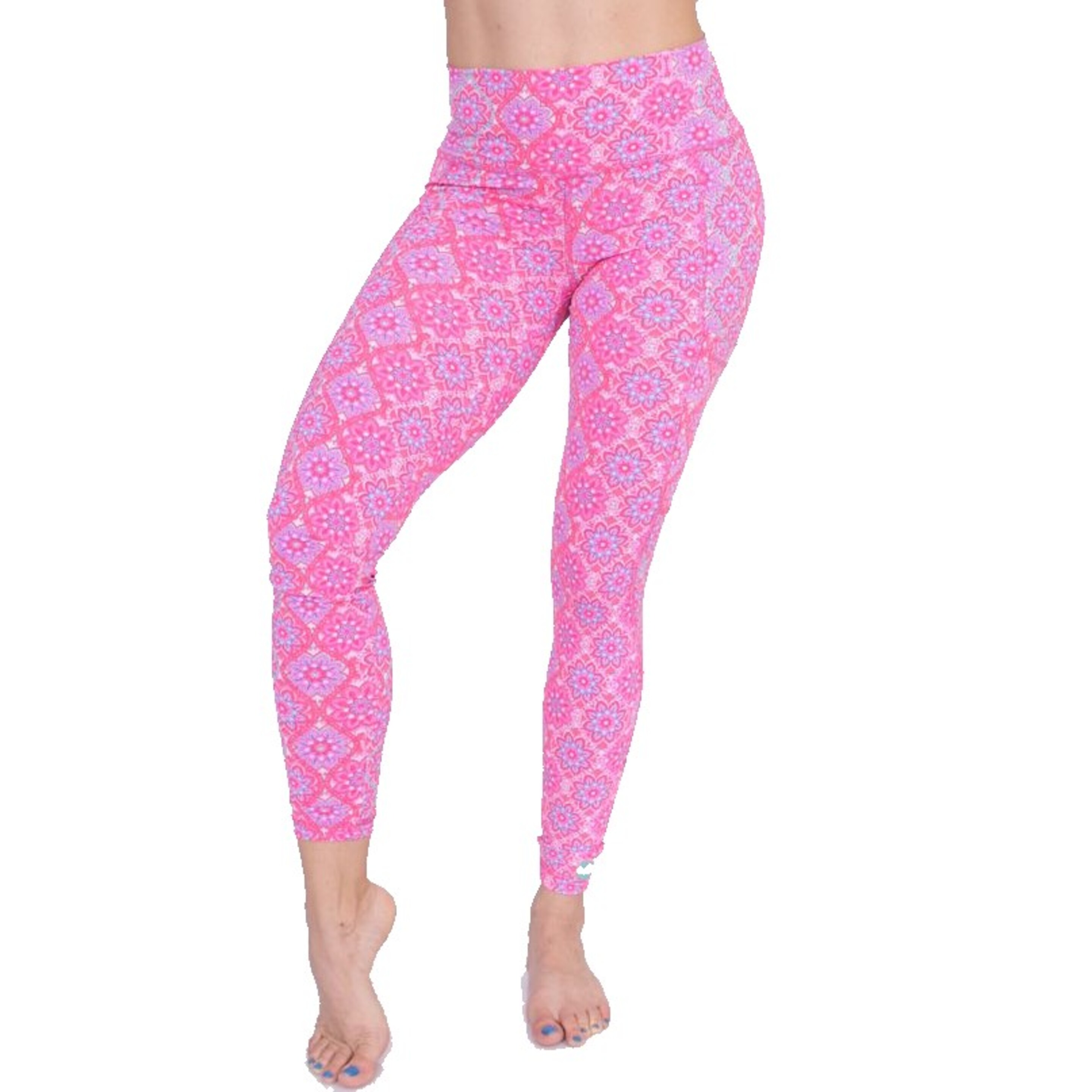 Legging Deportivos Mujer Mandala Rosa