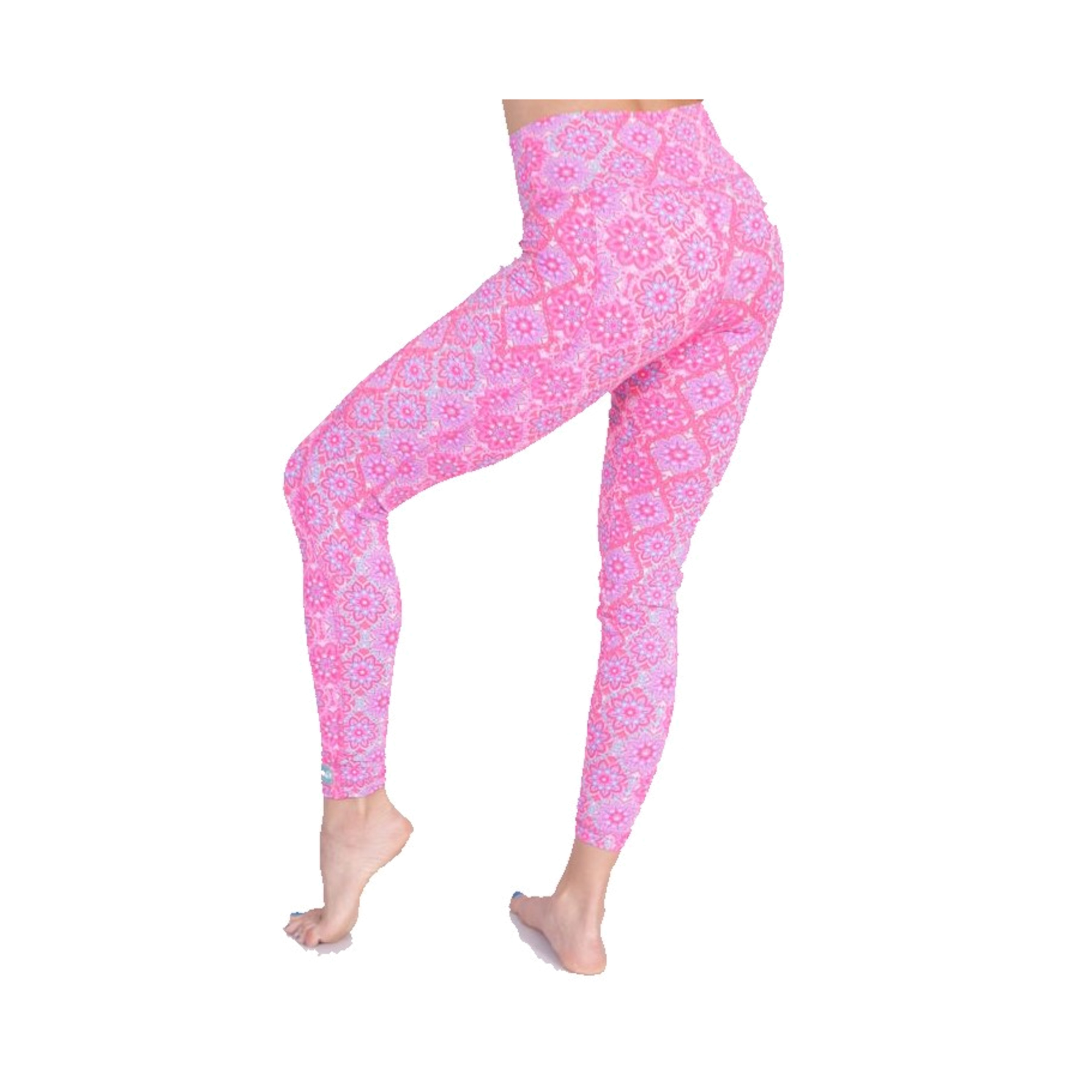 Legging Deportivos Mujer Mandala Rosa