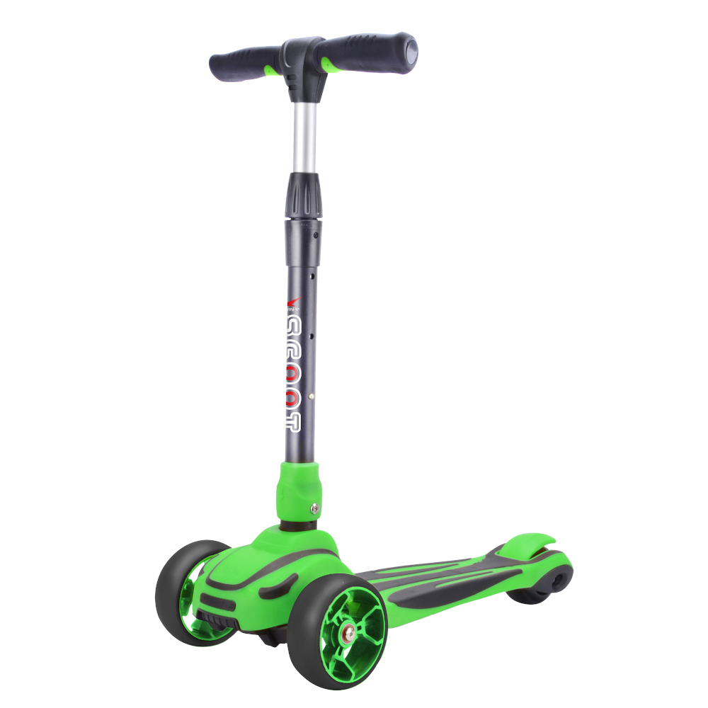 Scooter De Três Rodas Verde Umit X-trem Para Crianças De 3 A 12 Anos - verde - 