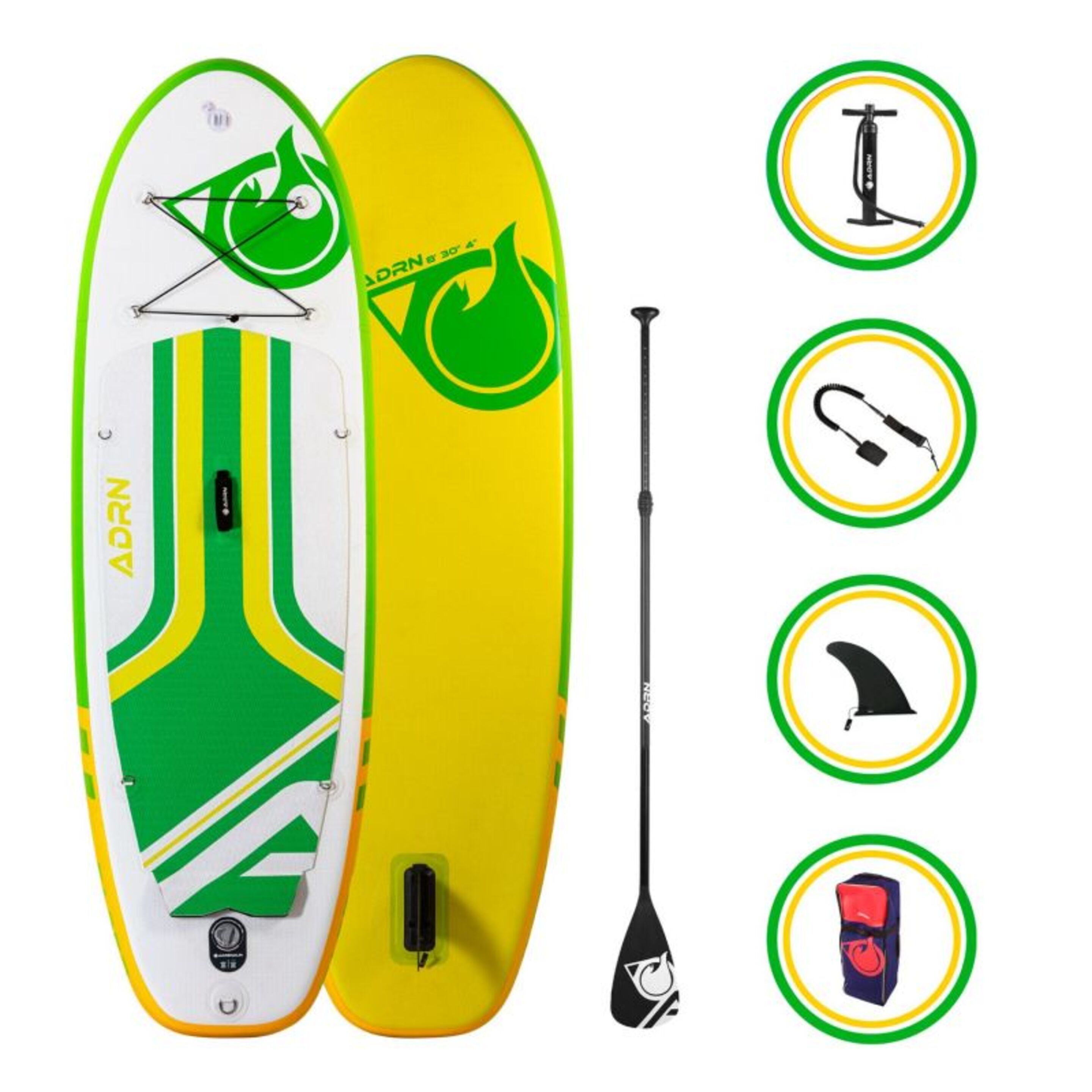 Paddle Hinchable Fader 8' + Accesorios 244 X 76 X 10 Cm - verde - 