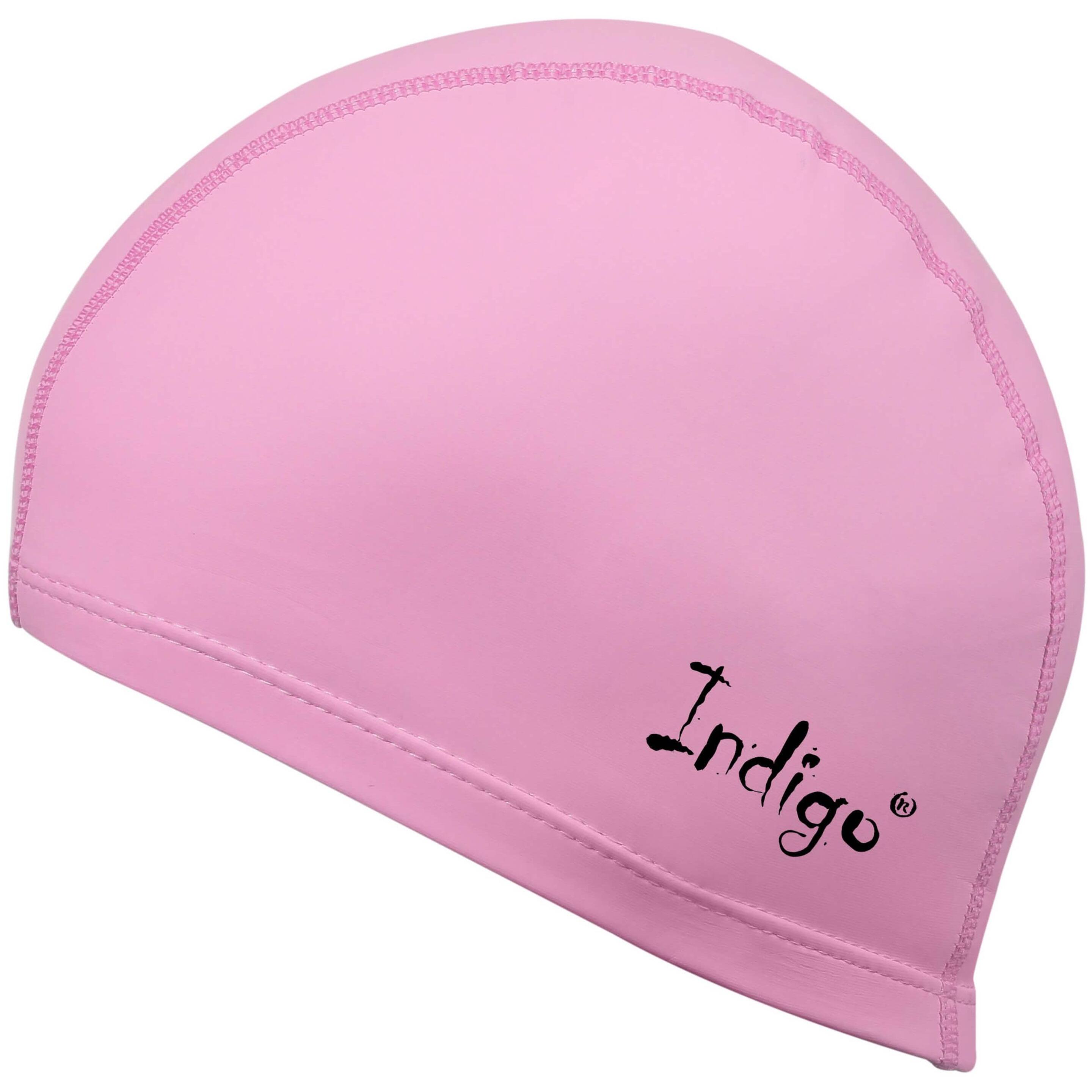 Gorro De Natacion Tejido Engomado Con Pu Indigo