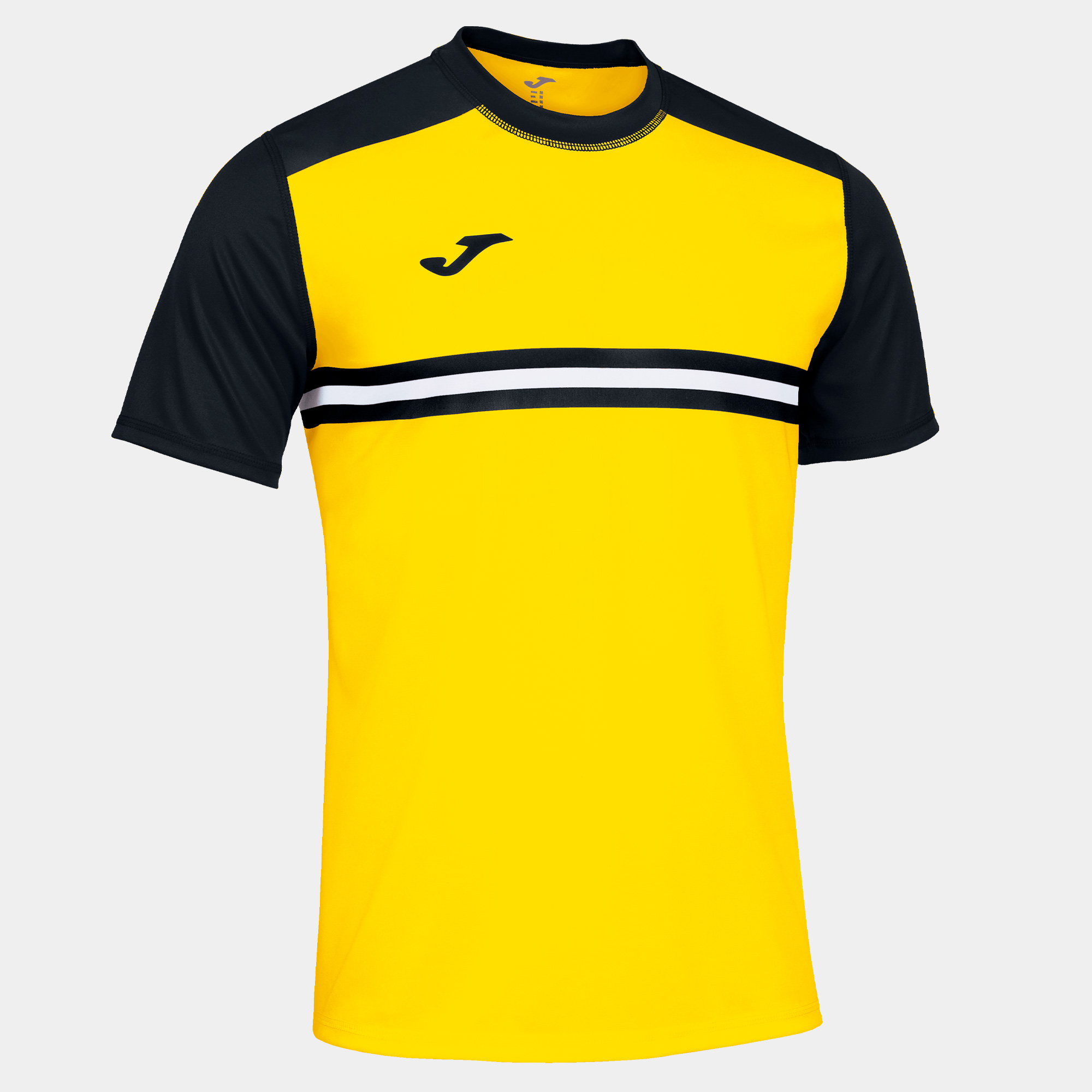 Camiseta Manga Corta Joma Hispa Iv Amarillo Negro - amarillo-negro - 