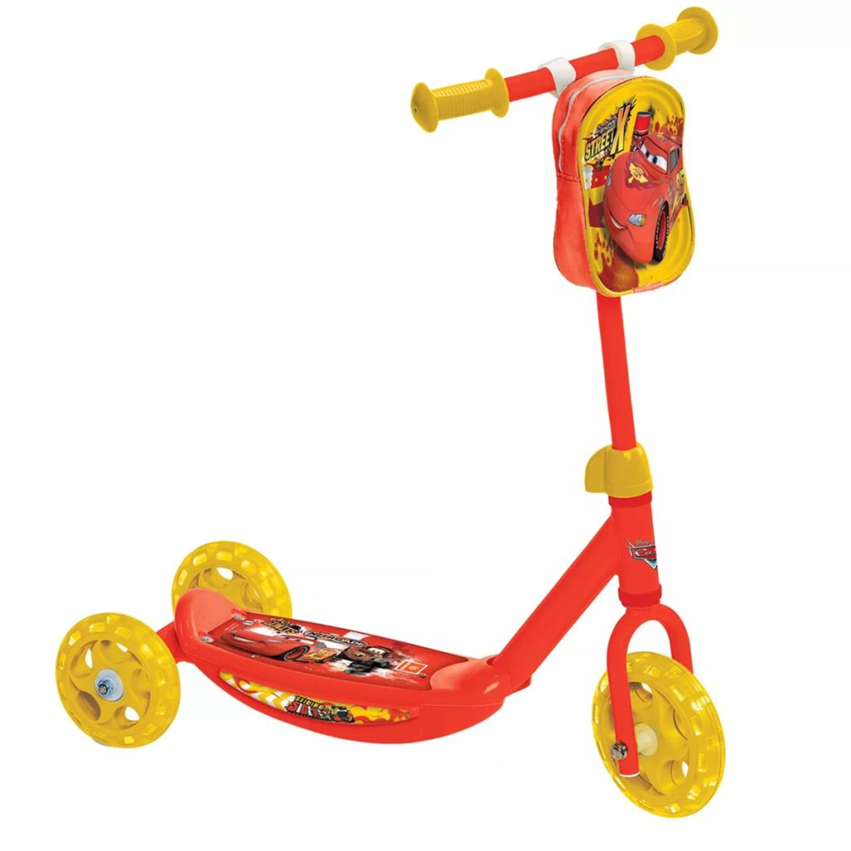 Patinete Mondo Cars My First Scooter 18005 - amarillo-rojo - 