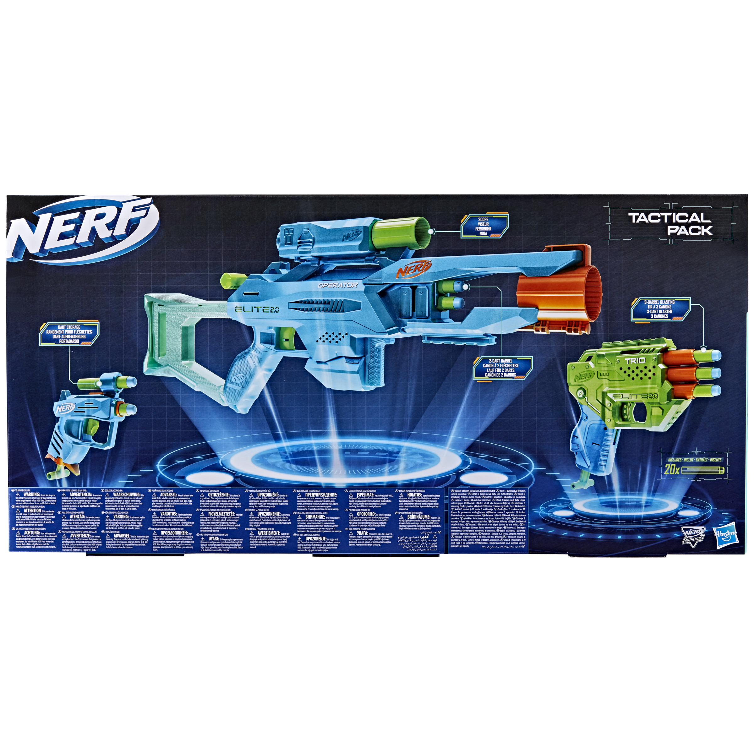 Nerf Elite 2.0 Tactical Pack - Nerf Elite 2.0 Kit Tático - Nerf  MKP