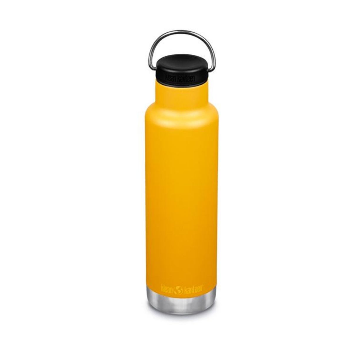 Botella Térmica Klean Kanteen Insulated Classic 20oz Con Tapón Loop Cap - amarillo - 