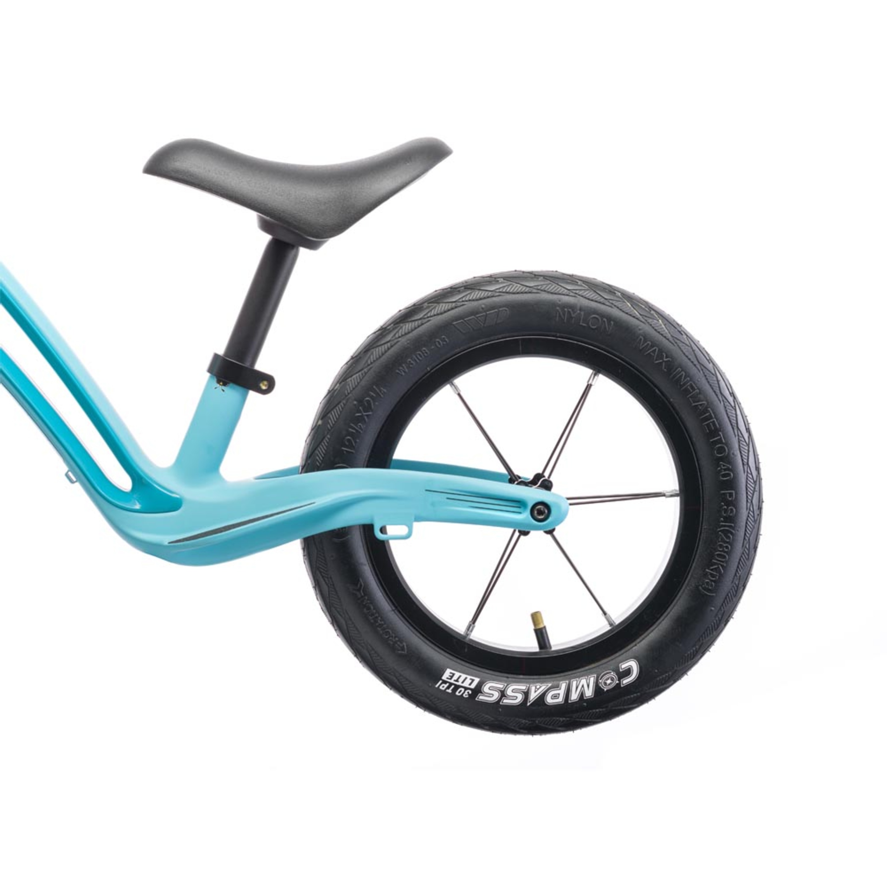 Bicicleta De Equilibrio Hornit Airo - Azul Turquesa - Bicicleta De Carrera Ultraligera  MKP