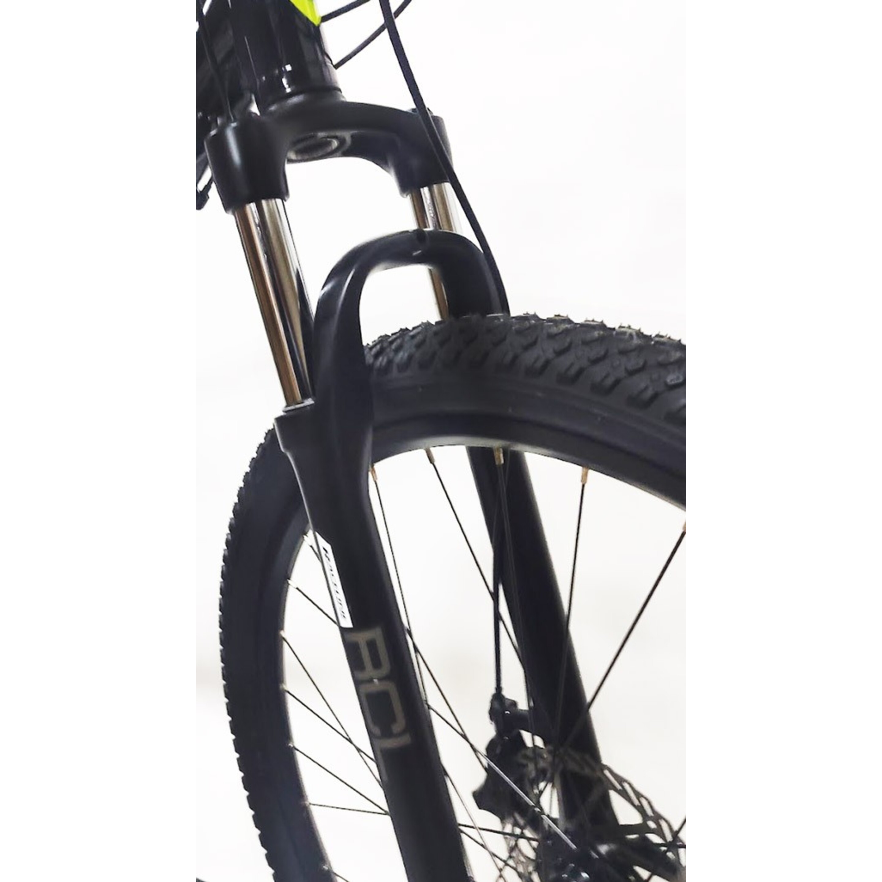 Bicicleta Cloot Mtb  27,5 " Sport New Trail 2,1 8v - Negro/Verde Lima  MKP