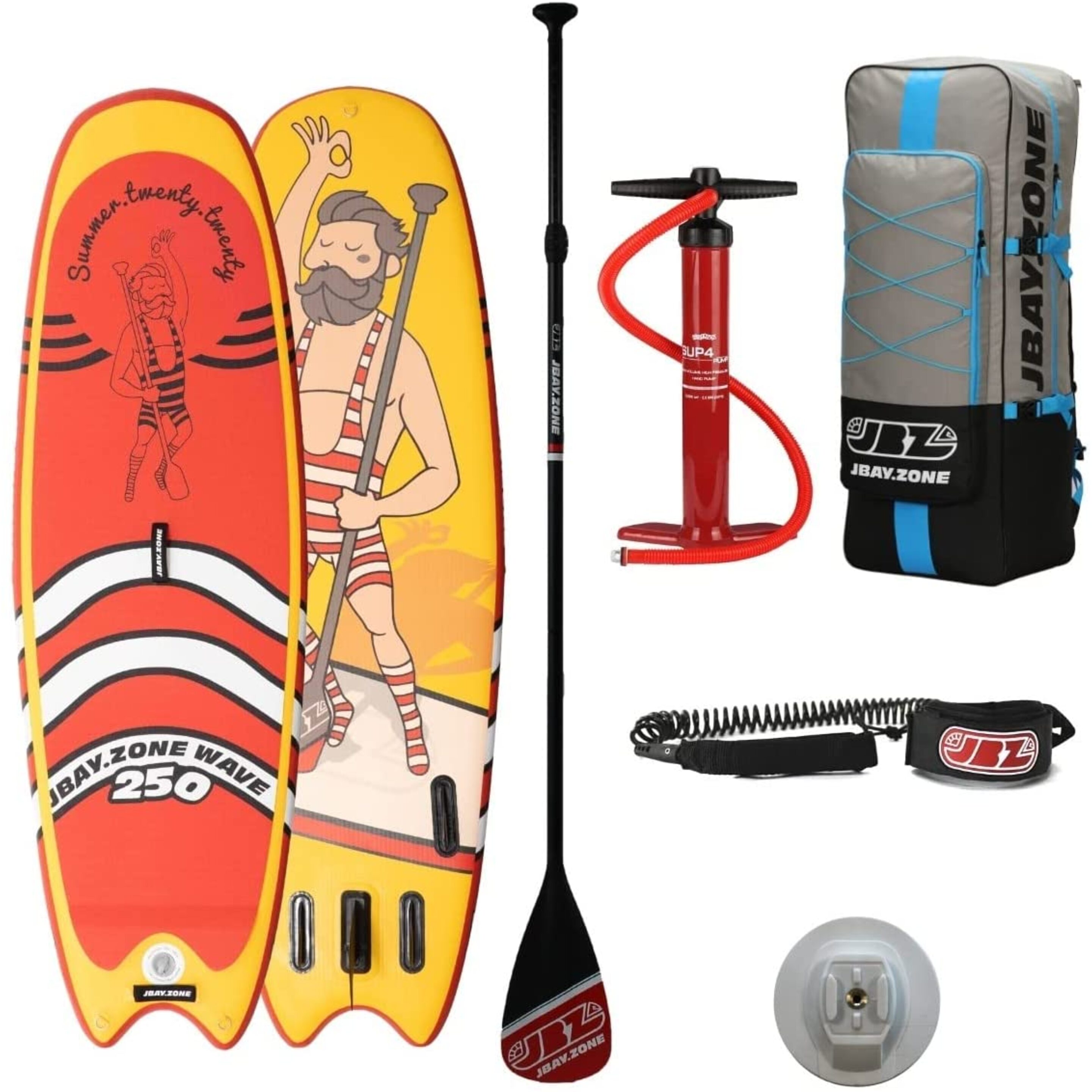 Tabla De Stand Up Paddle Surf Sup Hinchable Jbay.zone Modelo Wave Y2  Wave Sup