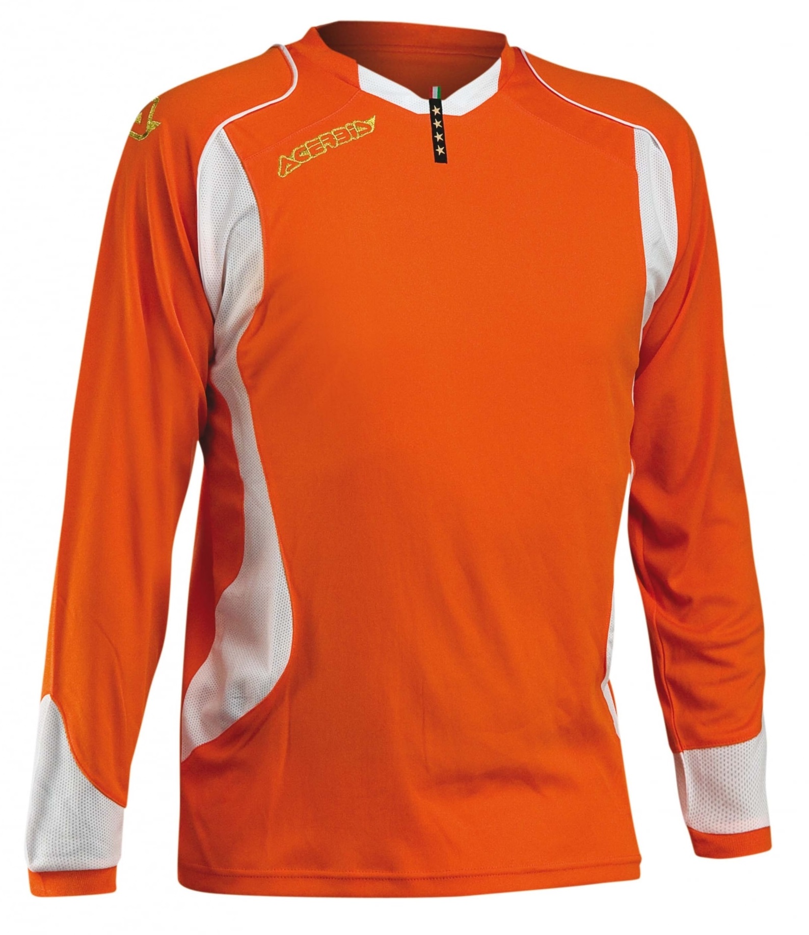 Camiseta Acerbis 4stelle Manga Larga - naranja - 