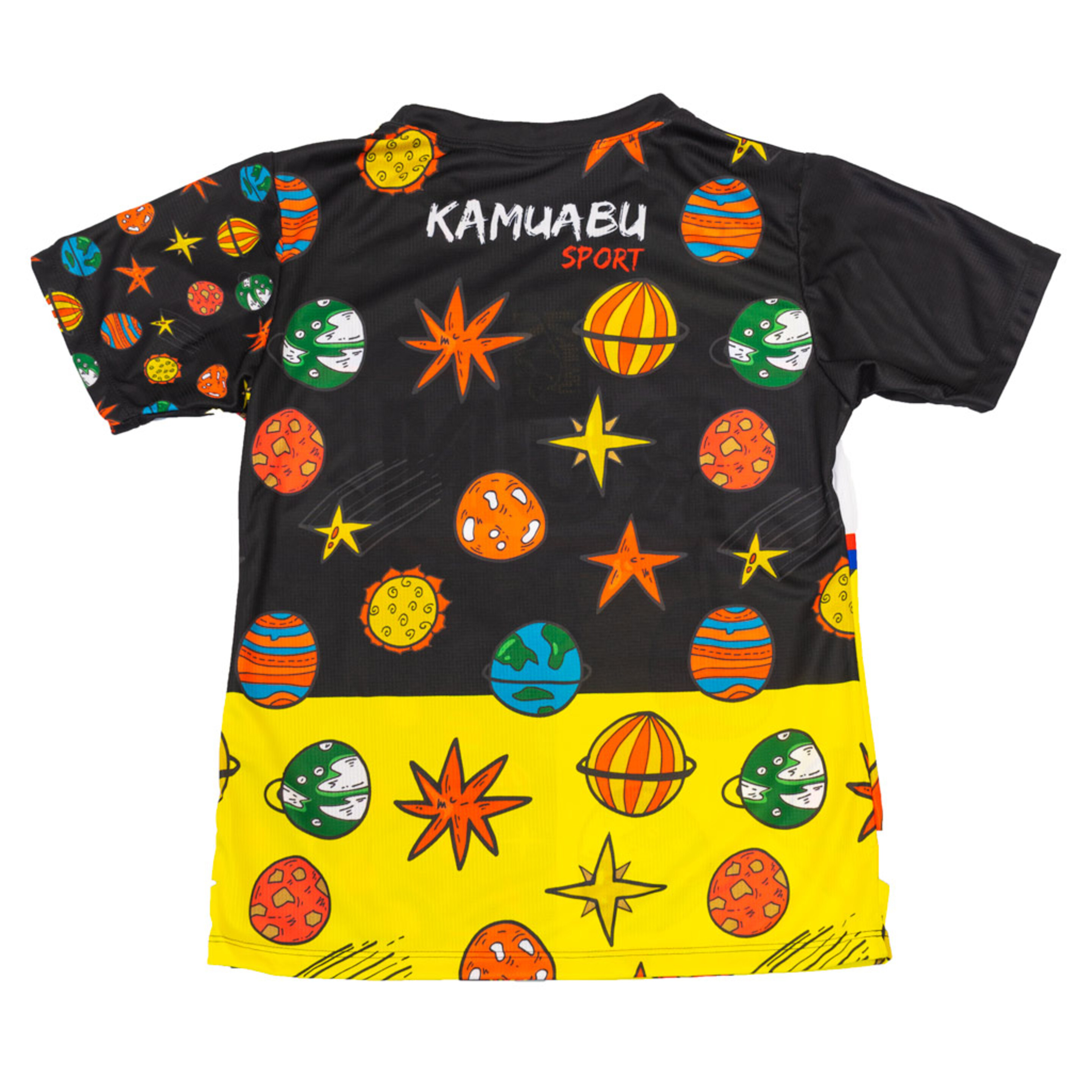 Camiseta Running Divertida Kamuabu Planetas  110grs