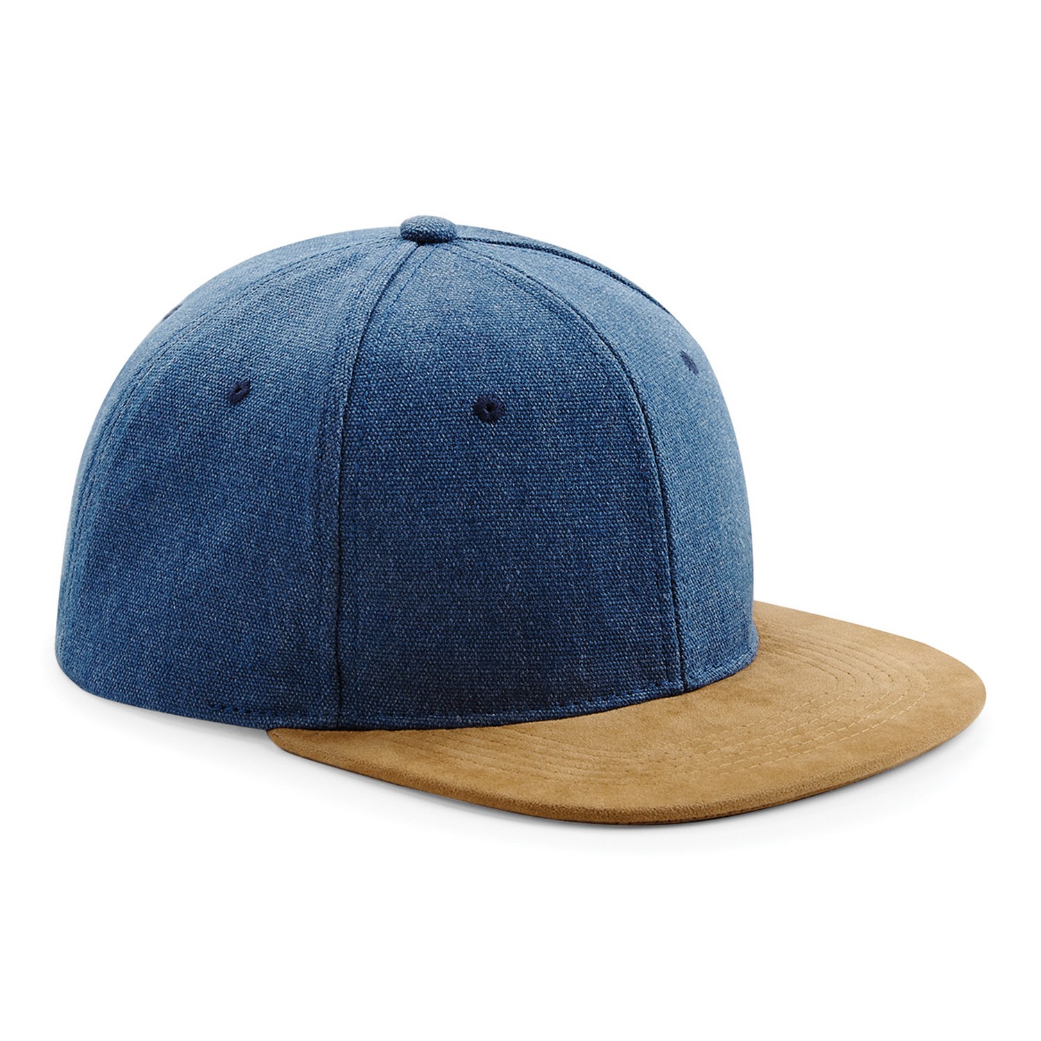 Gorra / Visera Piel Melocoton Beechfield Snapback (paquete De 2)