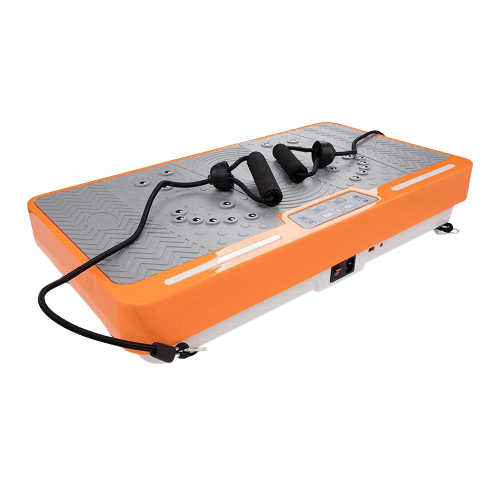 Plataforma Vibratória Queimador De Gordura, Exercitador Vibratório Com Cordas E Controlador Smartek - multicolor - 