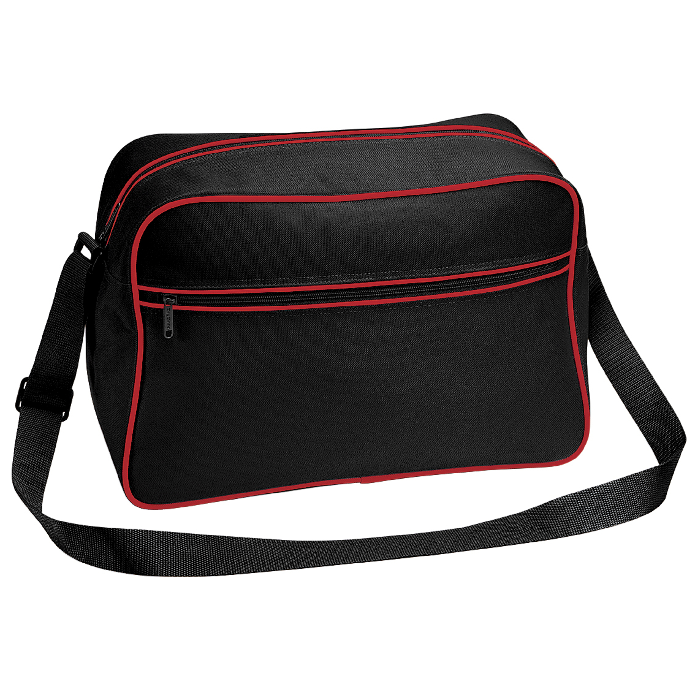 Mochila Bandolera Modelo Retro ( 18 Litros) Bagbase (Negro)