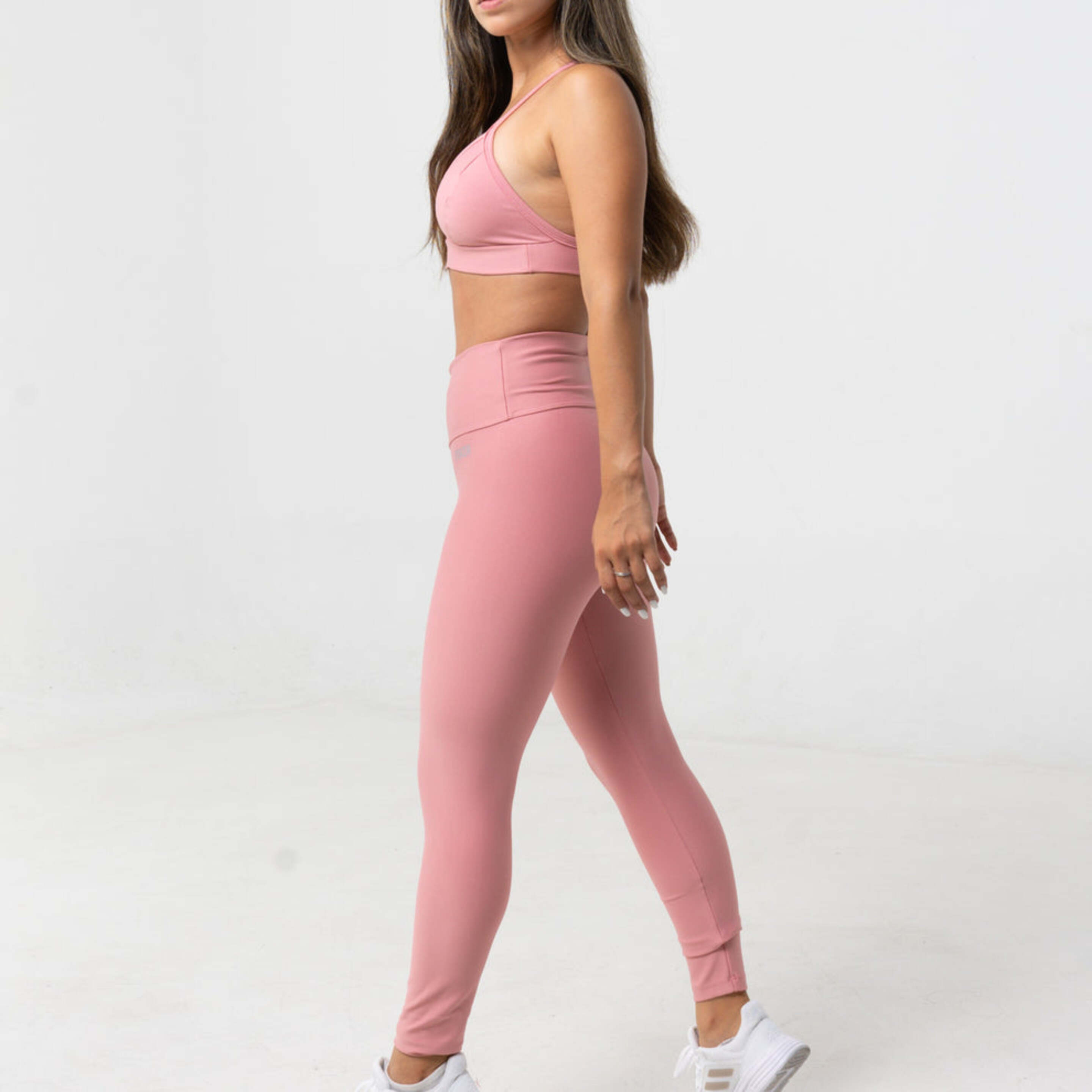 Set Top & Legging Fire Forza - Rosa Palo - Set Legging & Top Fitness Mujer  MKP