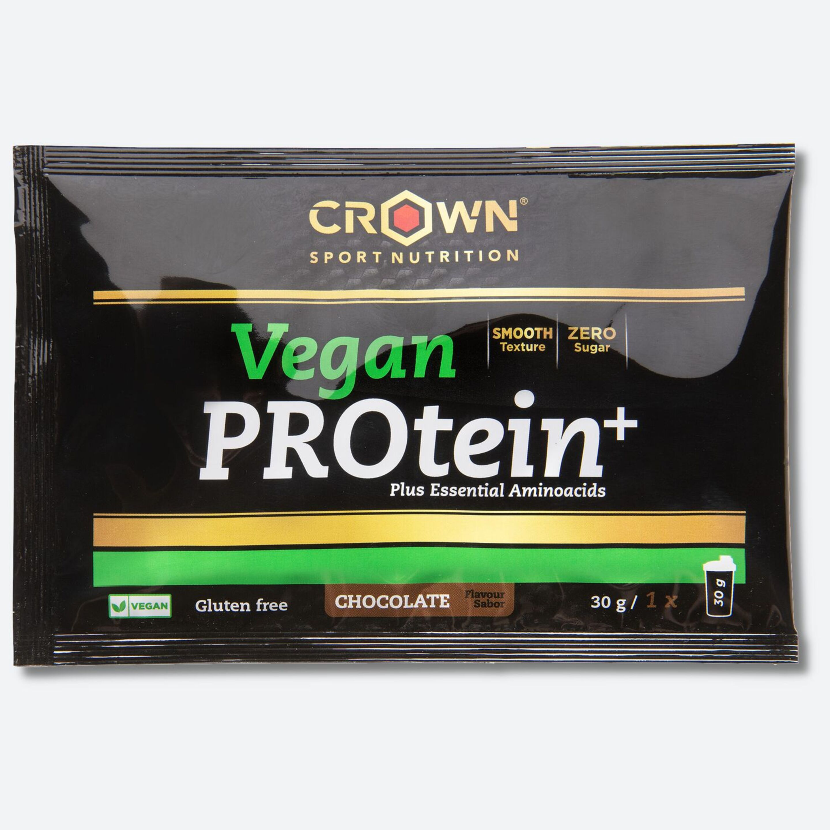 Sobre De Proteína Vegana De 30g Crown Sport Nutrition Chocolate