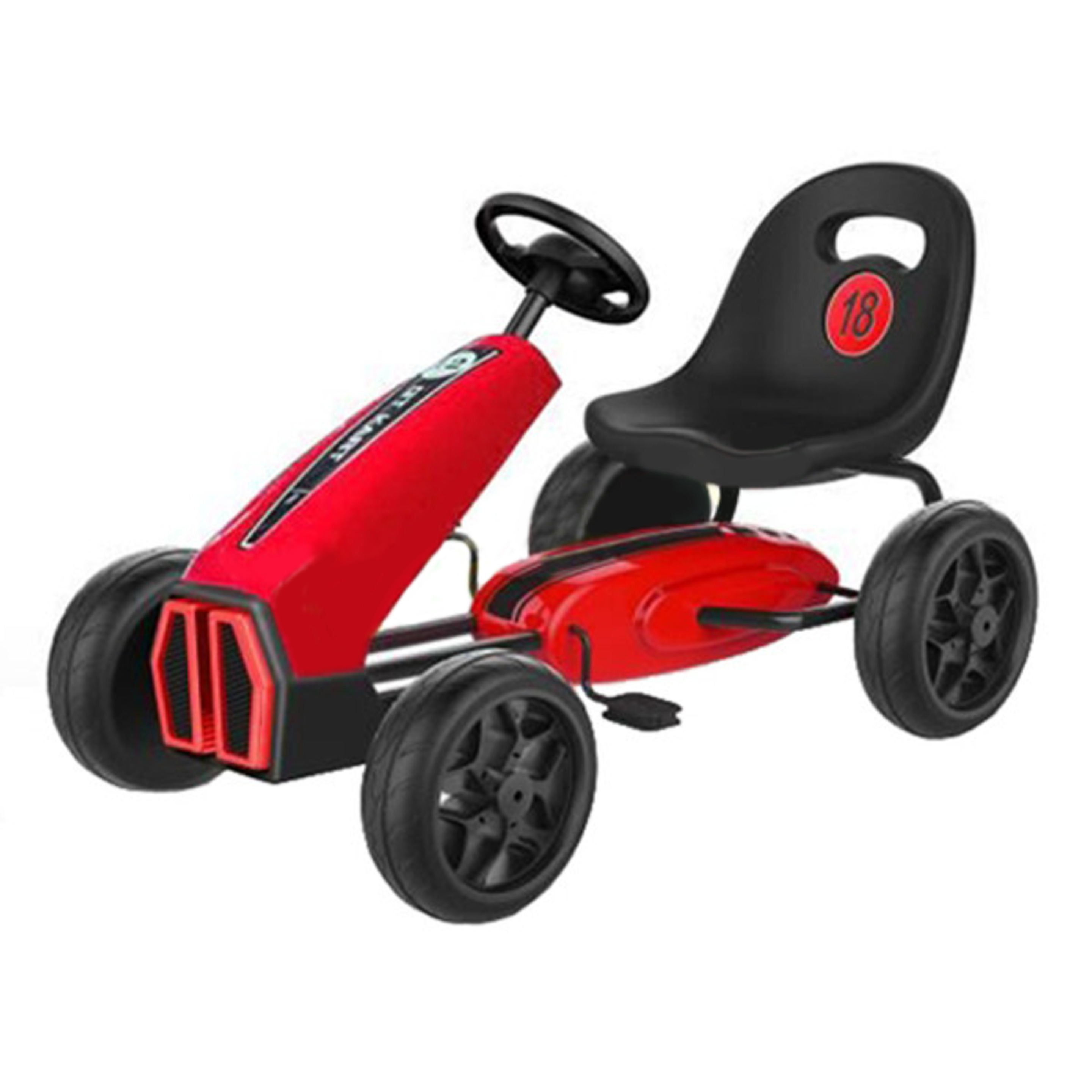 Kart De Pedales Bolid Red Edition - rojo - 