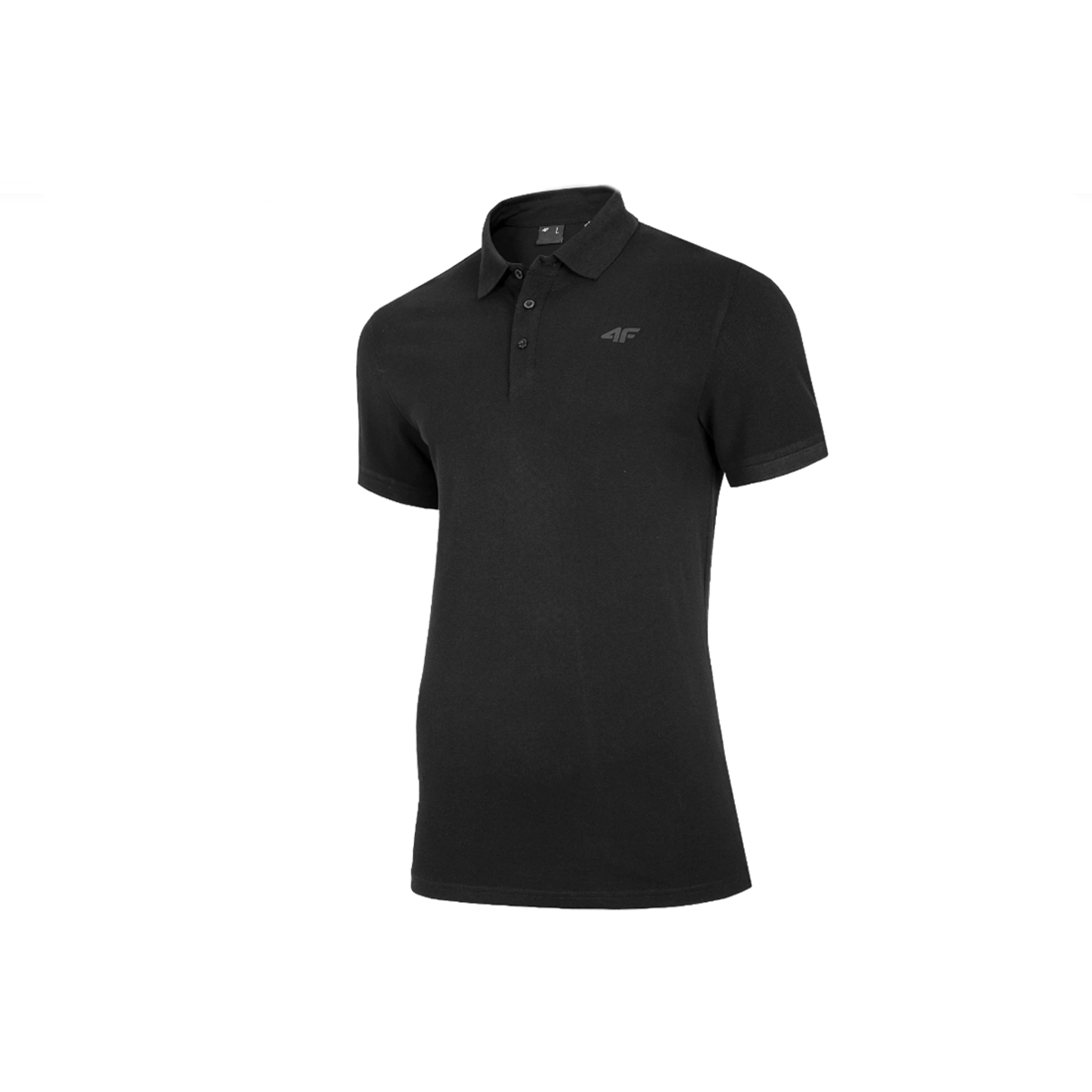 4f Men's T-shirt Polo Nosh4-tsm008-20s - negro - 