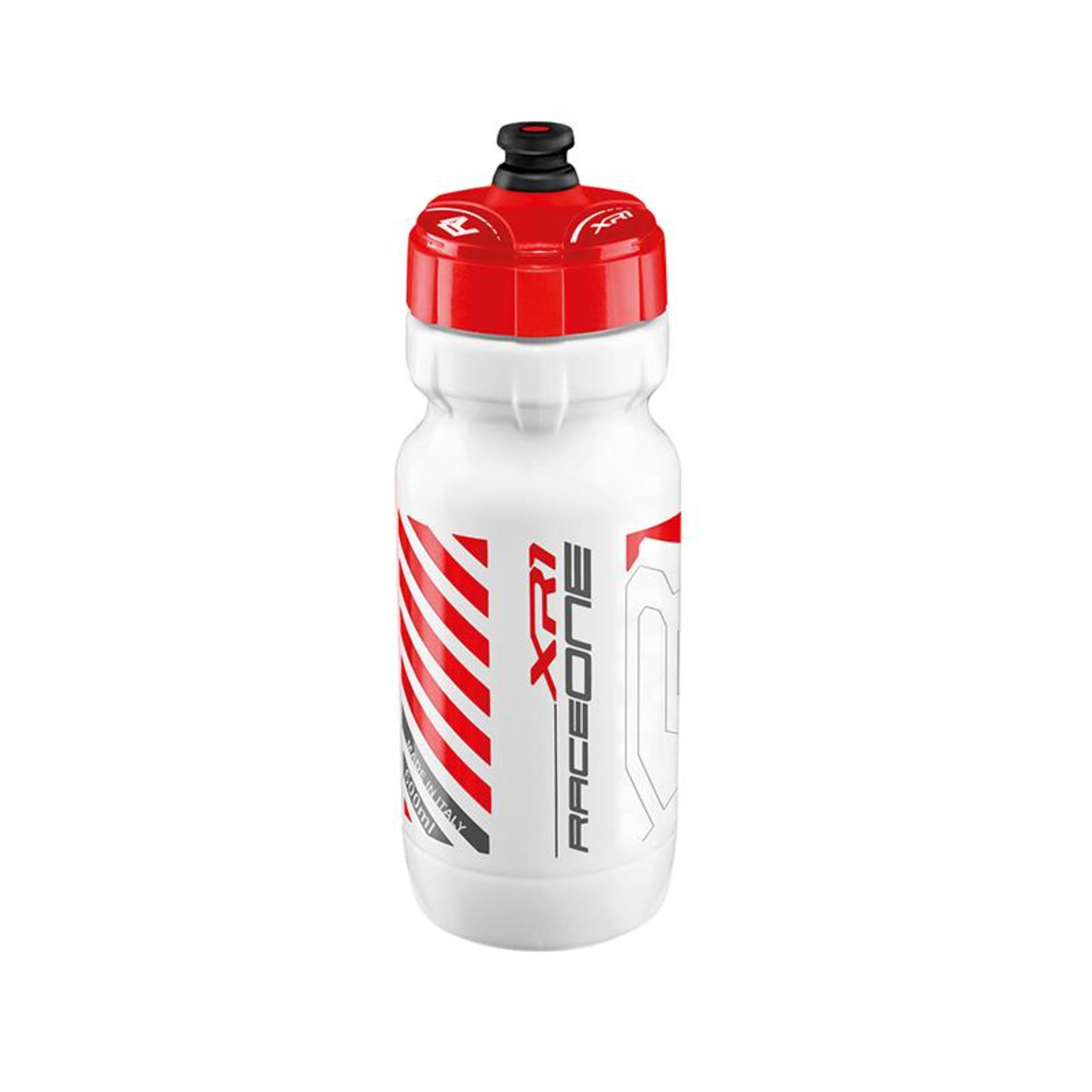 Bidón De 600ml Xr1 600ml Raceone Blanco/rojo