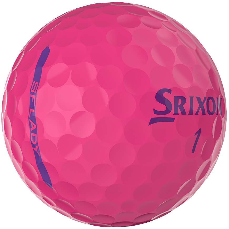 Pelotas Golf Srixon Soft Feel Lady X12 - Rosa/Rosa Claro - Está Destinada A Las Mujeres.  MKP