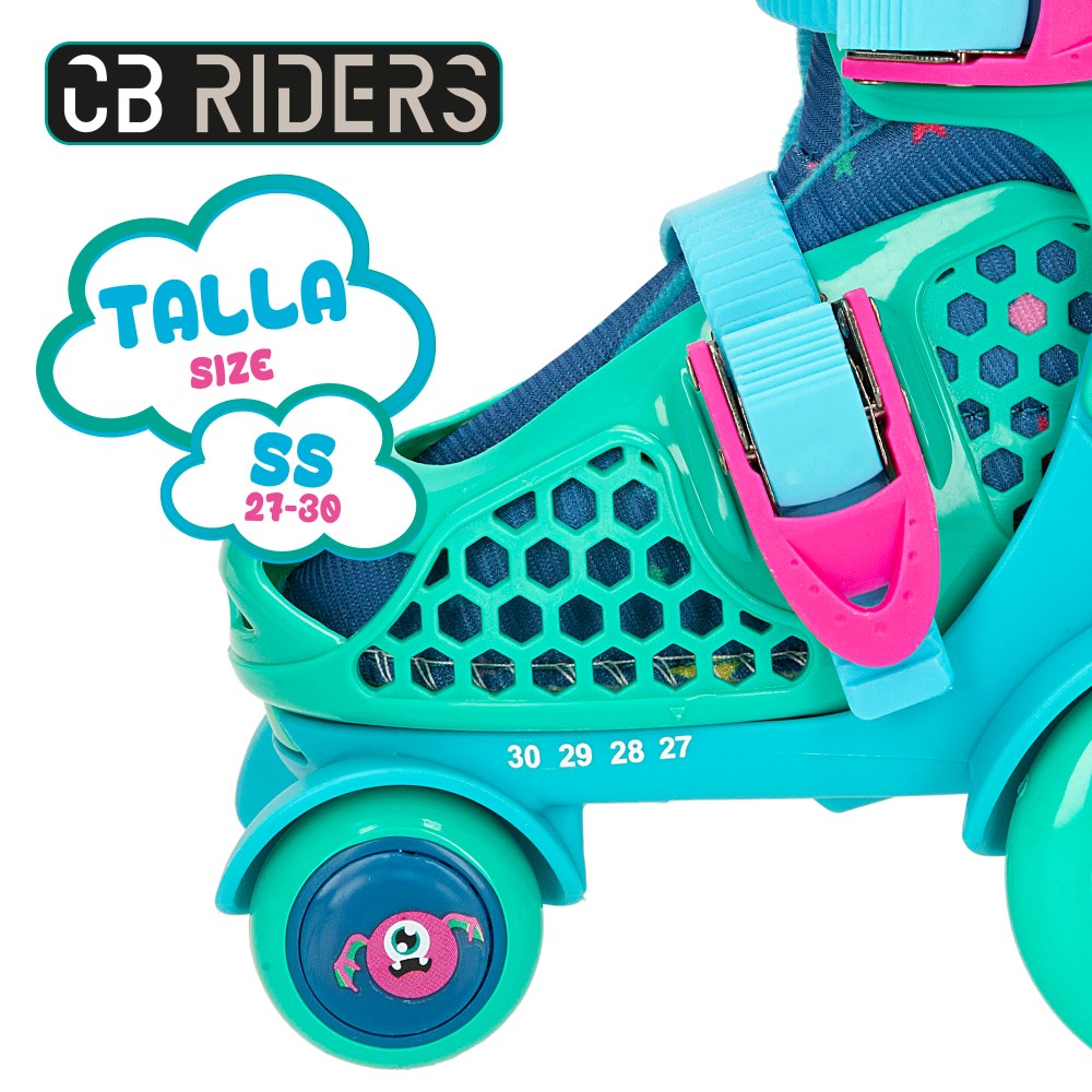 Patines Infantis Ride & Roar Cb Riders