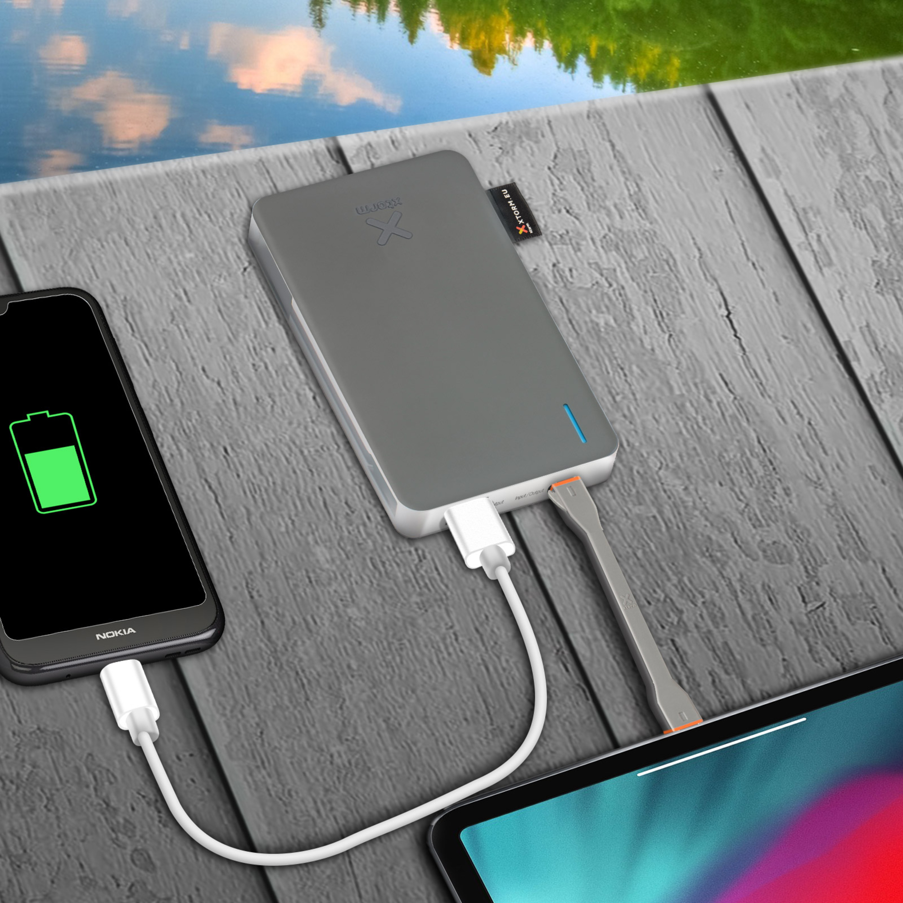 Powerbank Xtorm Hubble 6000 Mah / Usb-c Y Usb + Cable Usb-c