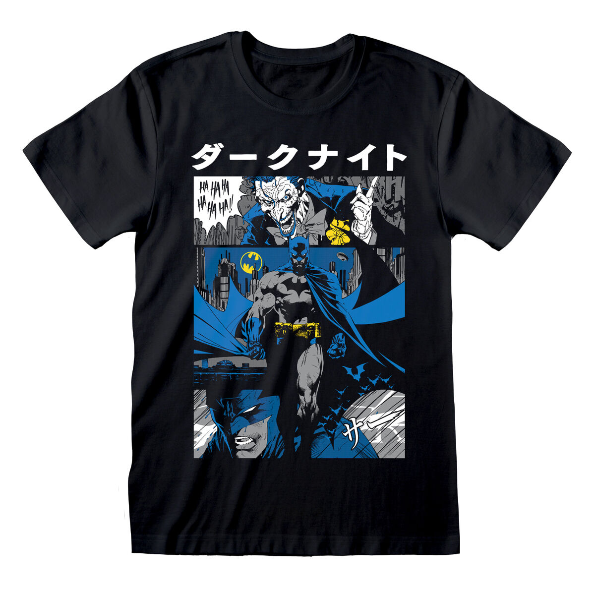 Camiseta De Manga Corta Batman Manga Cover - negro - 