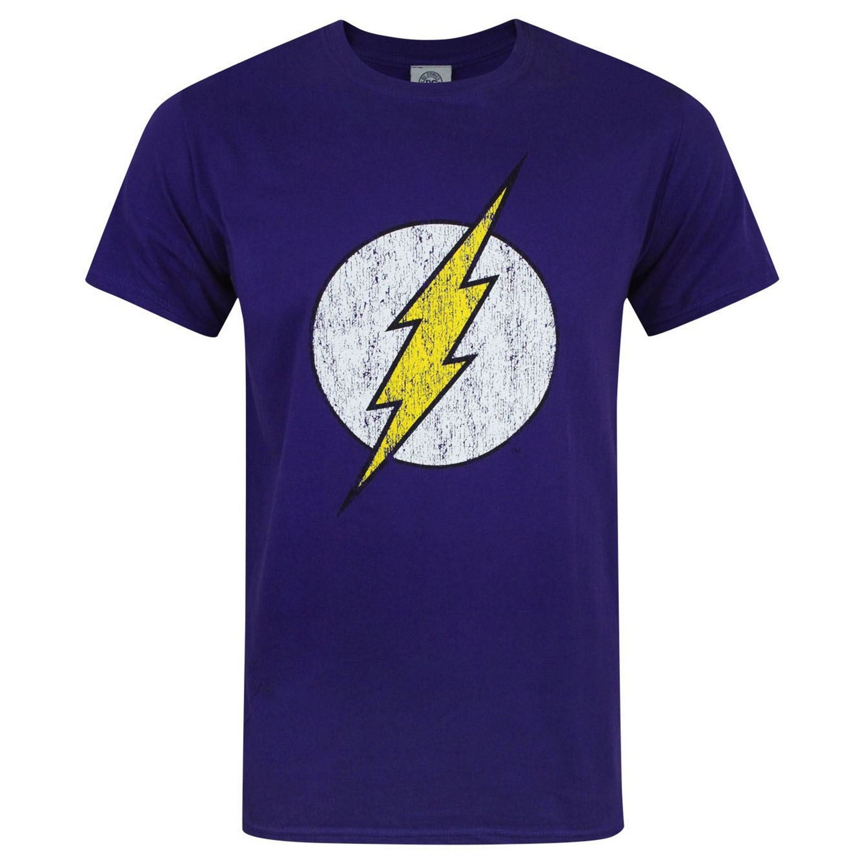 Camiseta Original De Flash Estilo Desgastado Dc Comics