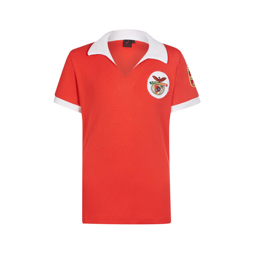Camiseta Retro Del Benfica, Campeón De Europa - rojo - 