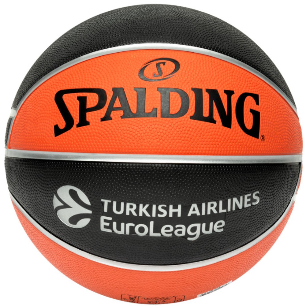 Bola De Basquetebol Tf 150 Turkish Airlines Euroleague T5 Spalding - naranja - 