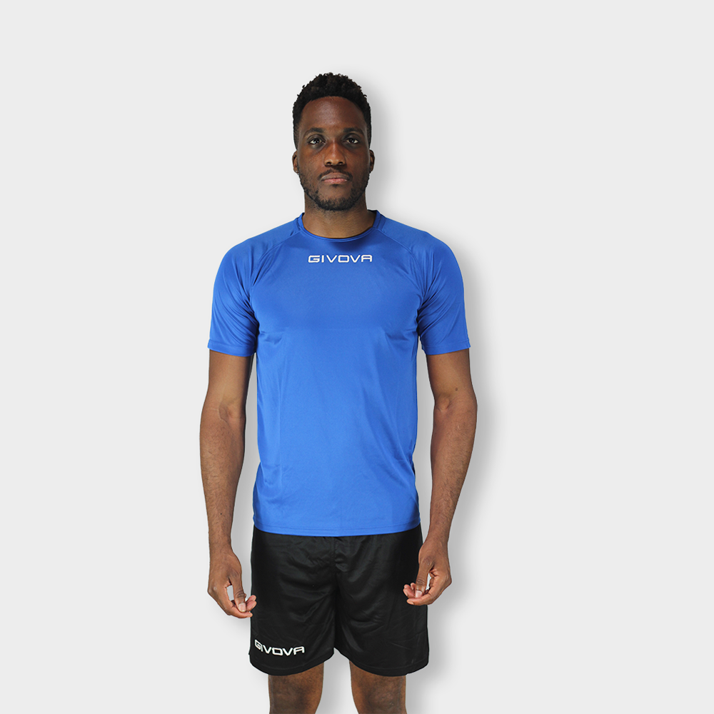Camisa De Futebol De Poliéster Azul Royal Givova Capo | Sport Zone MKP
