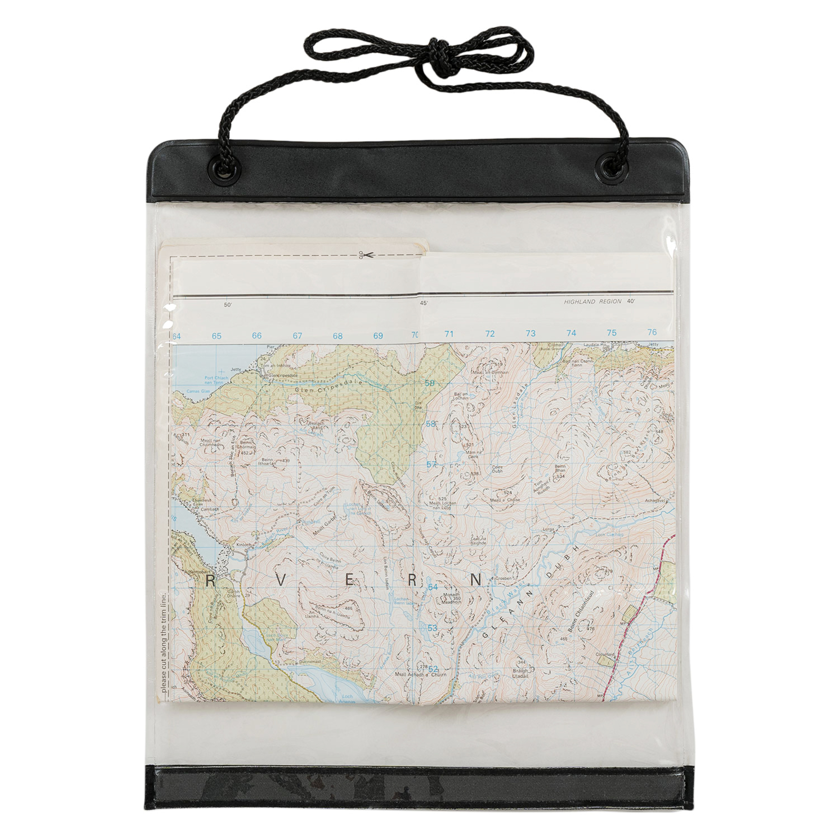Porta-mapa Highlander Scout Map Case Impermeável - Preto | Sport Zone MKP