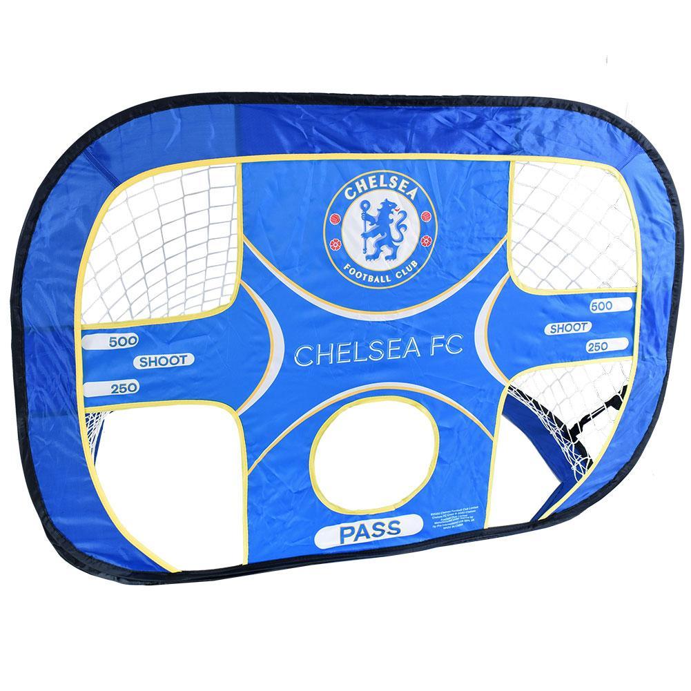 Portería De Fútbol Desplegable Diseño Objetivo Chelsea Fc - azul - 